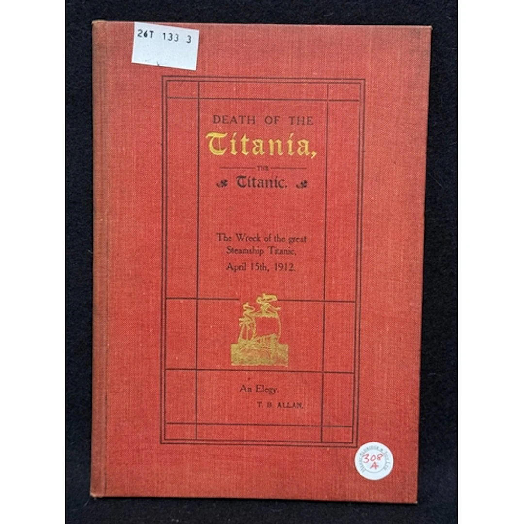 R.M.S. Titanic: R.M.S. Titanic: Rare red bound First Editio...