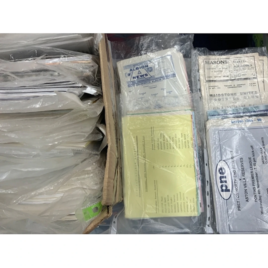 Reserve + Youth Home Football Programmes: Must view boxes wi...