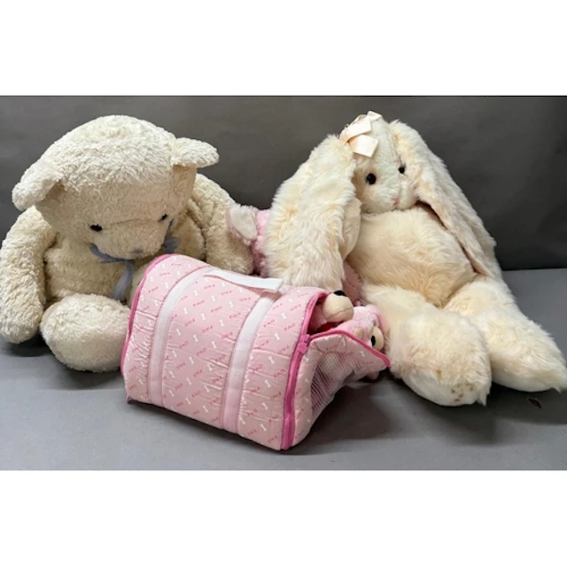 A selection of cuddly toys, various makers
