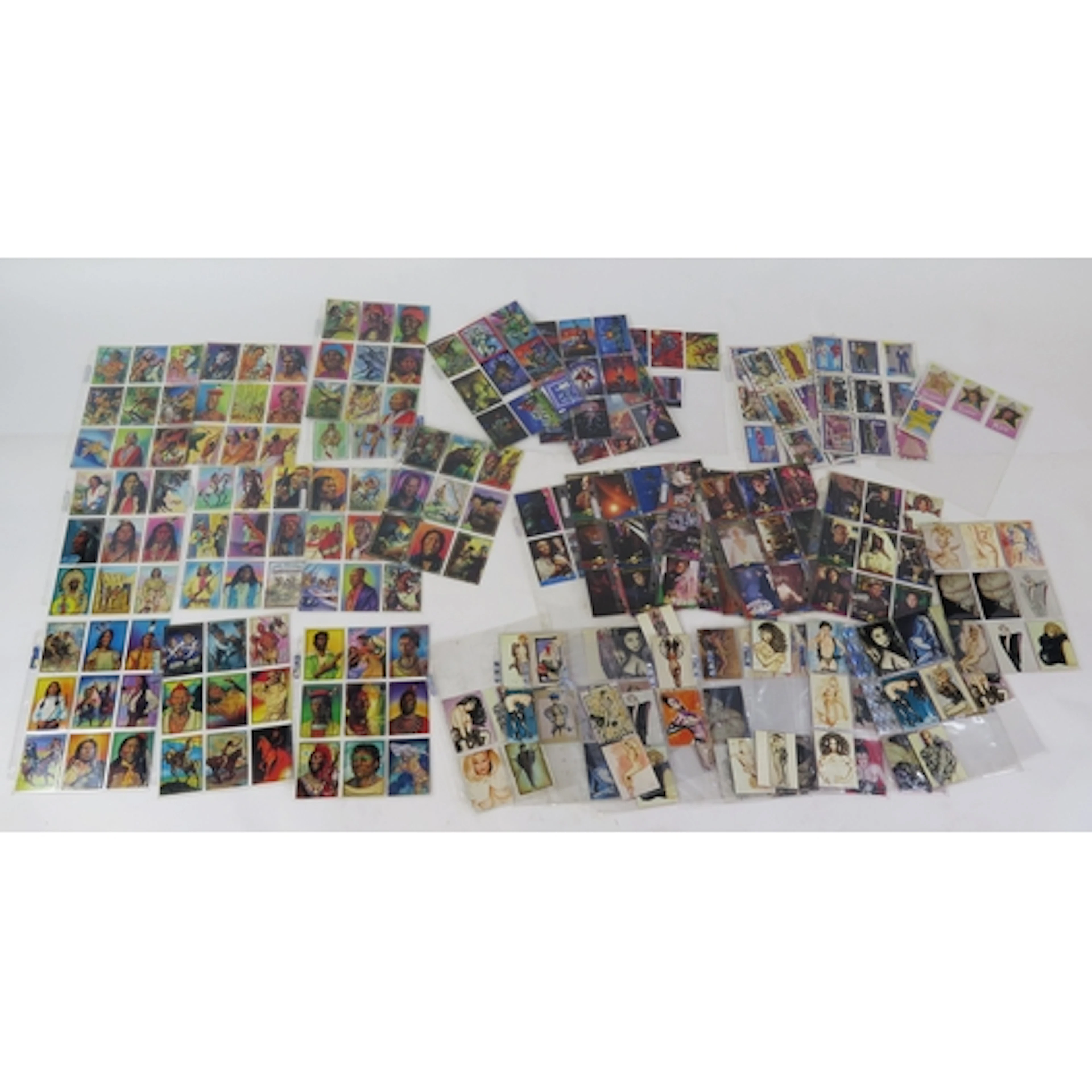 Trading Card Collection including c.1995 Bon Air Native Amer...