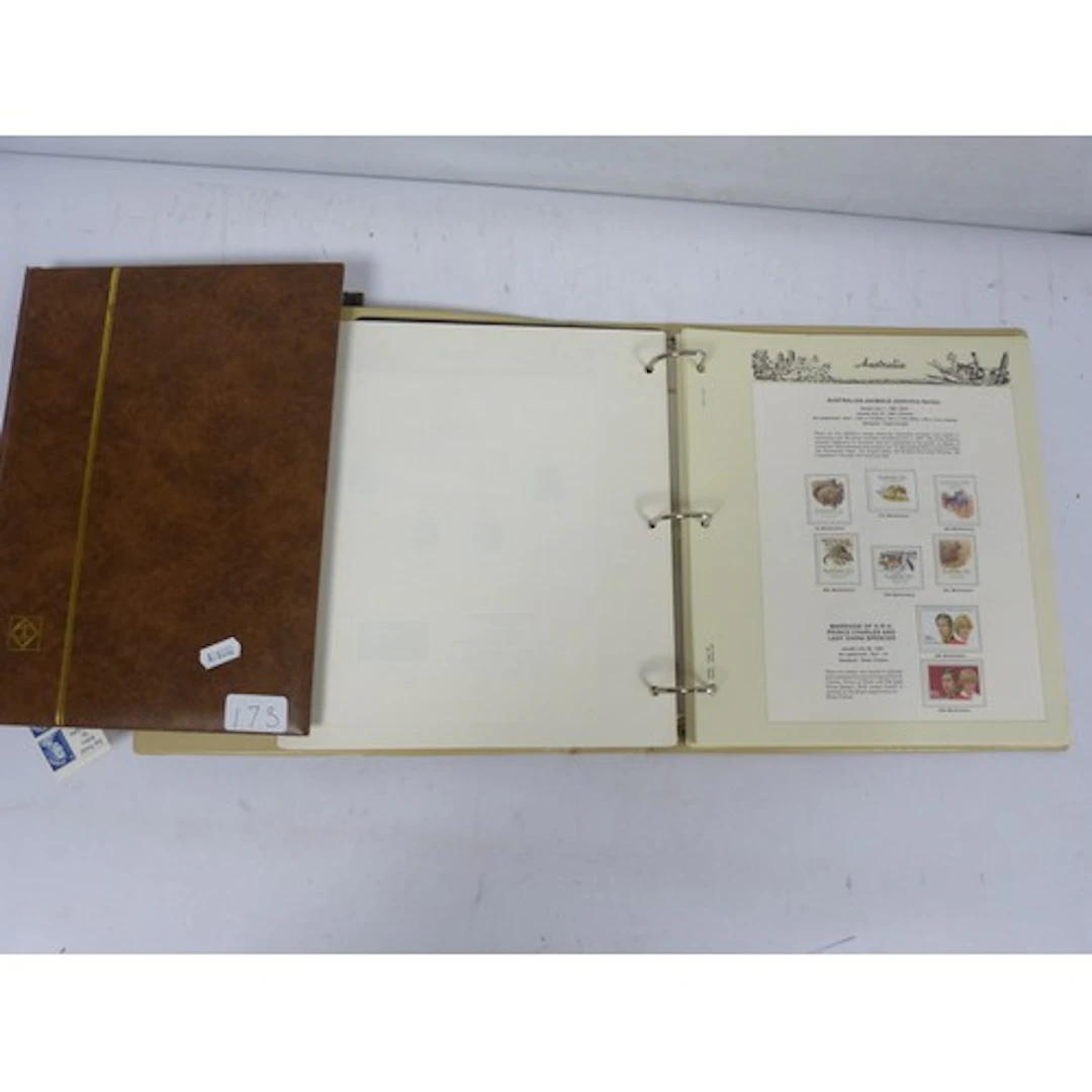 Two vintage stamp albums to include Australia and other Worl...