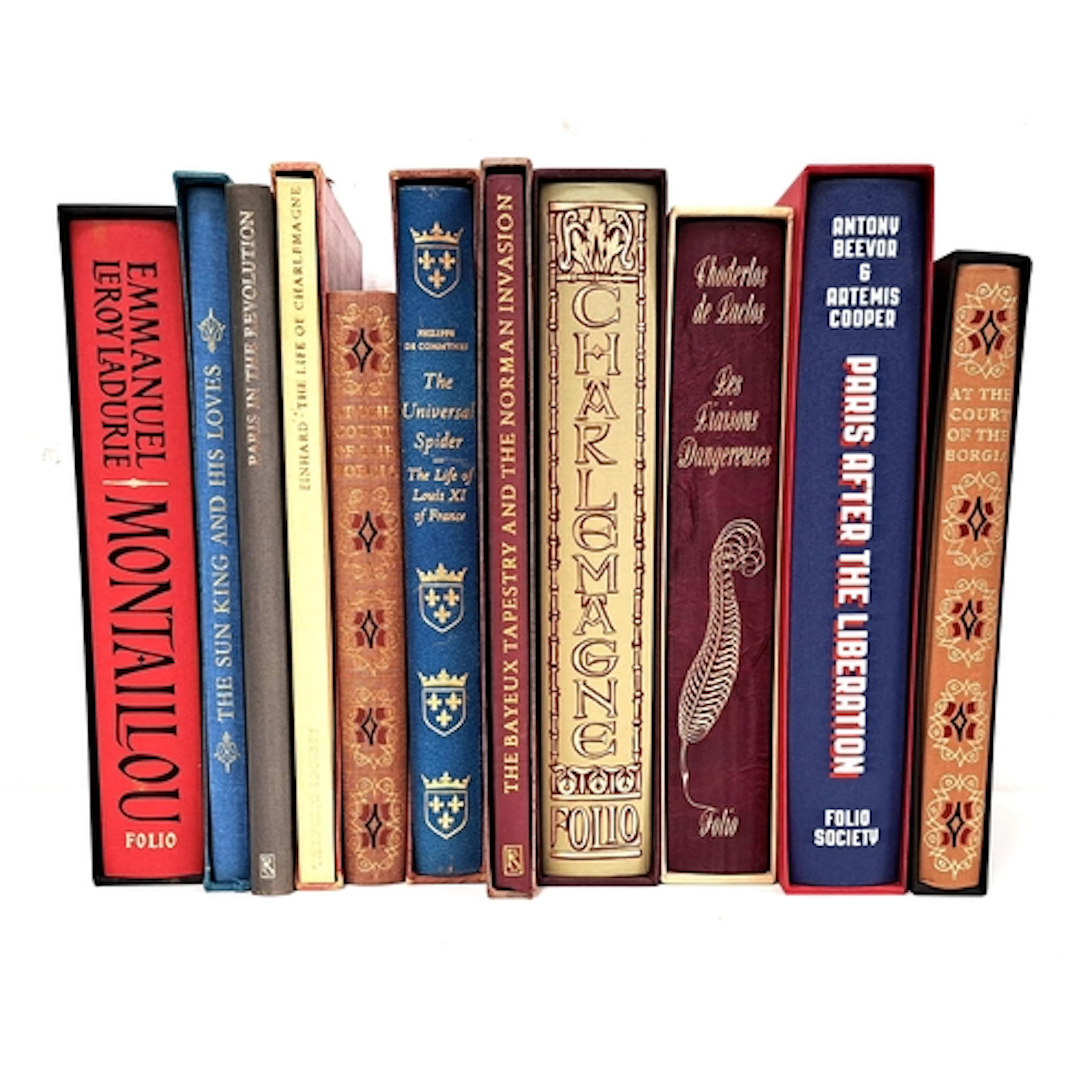 FOLIO SOCIETY BOOKS ON FRENCH AND ITALIAN HISTORY AND PEOPLE...