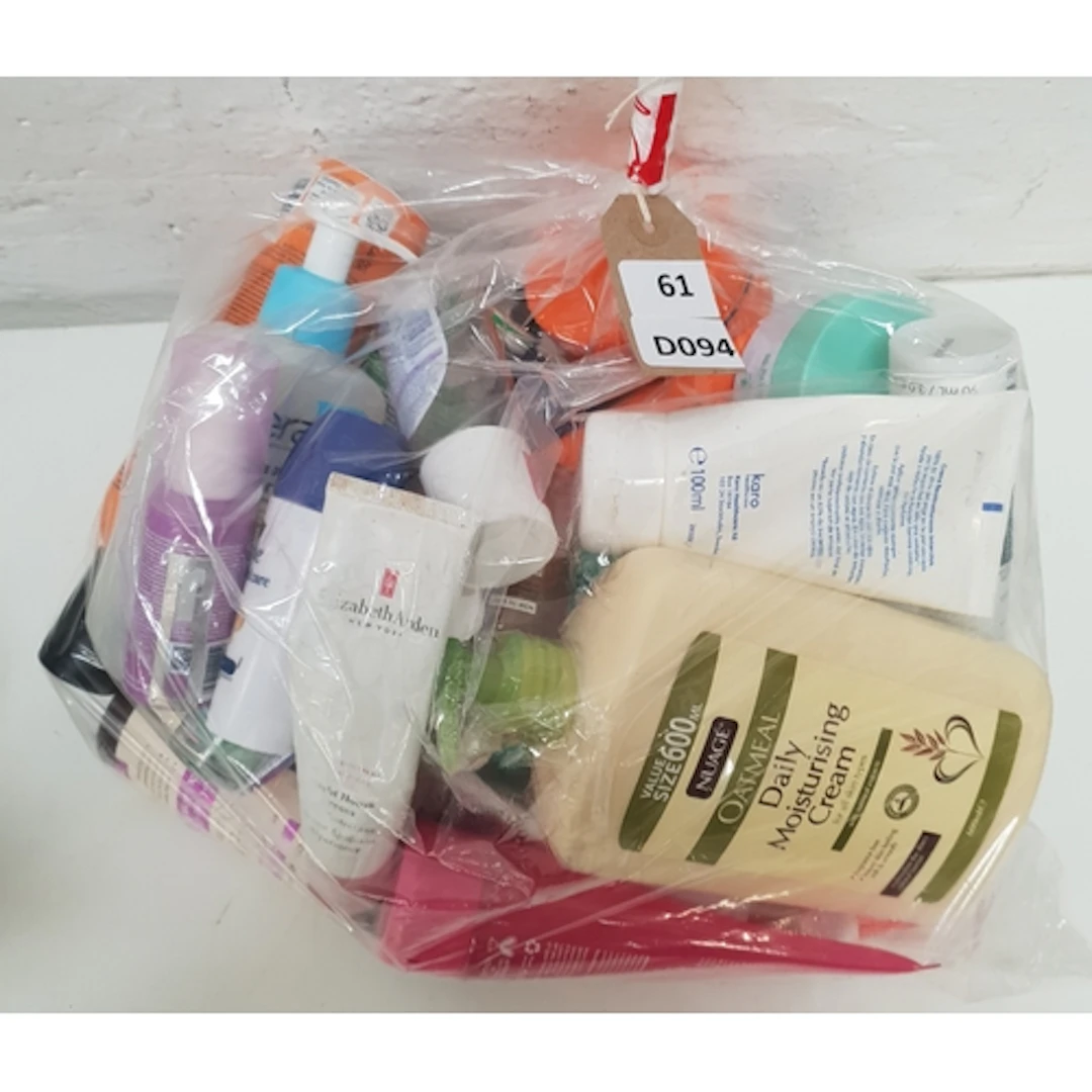 ONE BAG OF USED COSMETICS including Cera-ve, Dove, Nivea and...