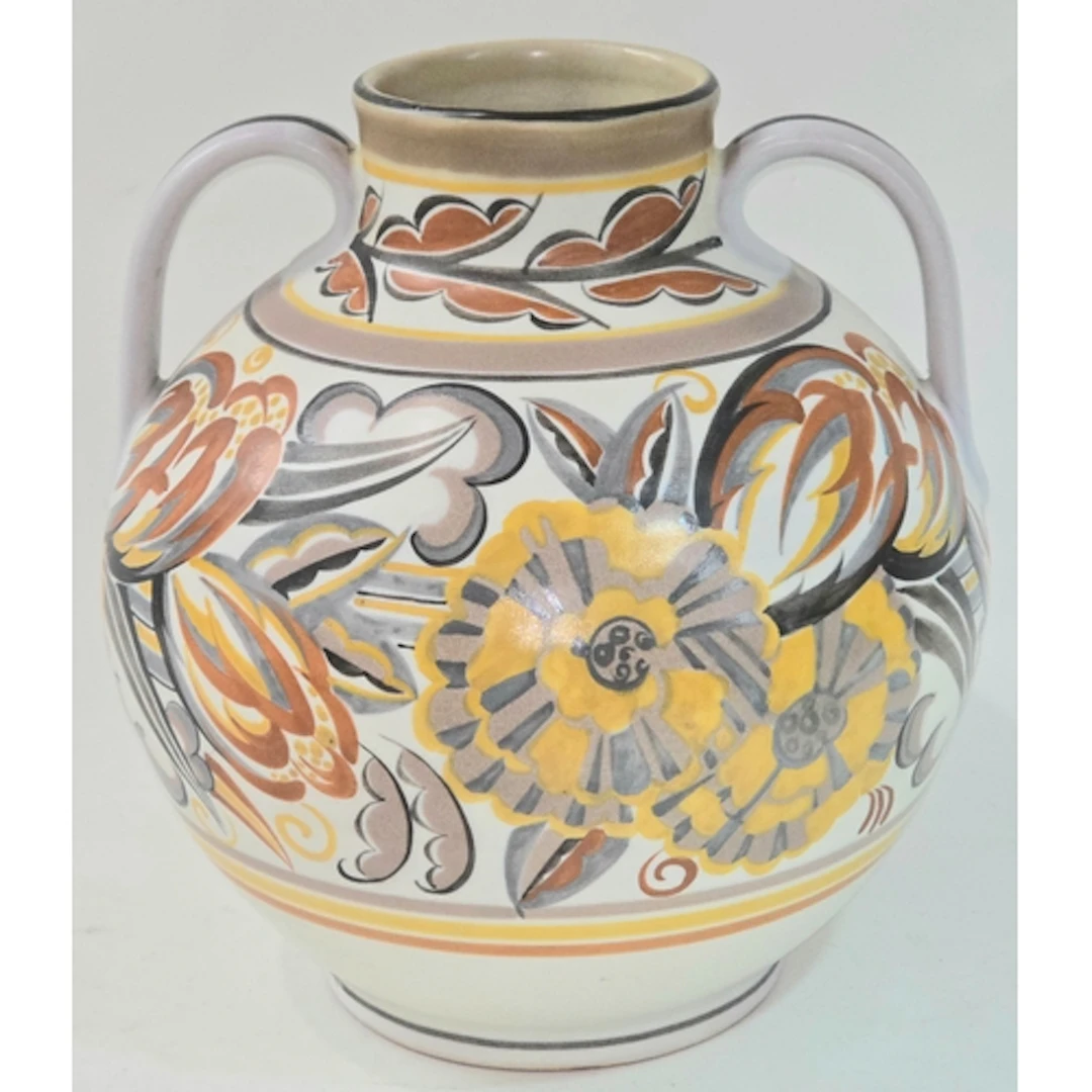 Poole Pottery Carter Stabler Adams large twin handled CF pat...