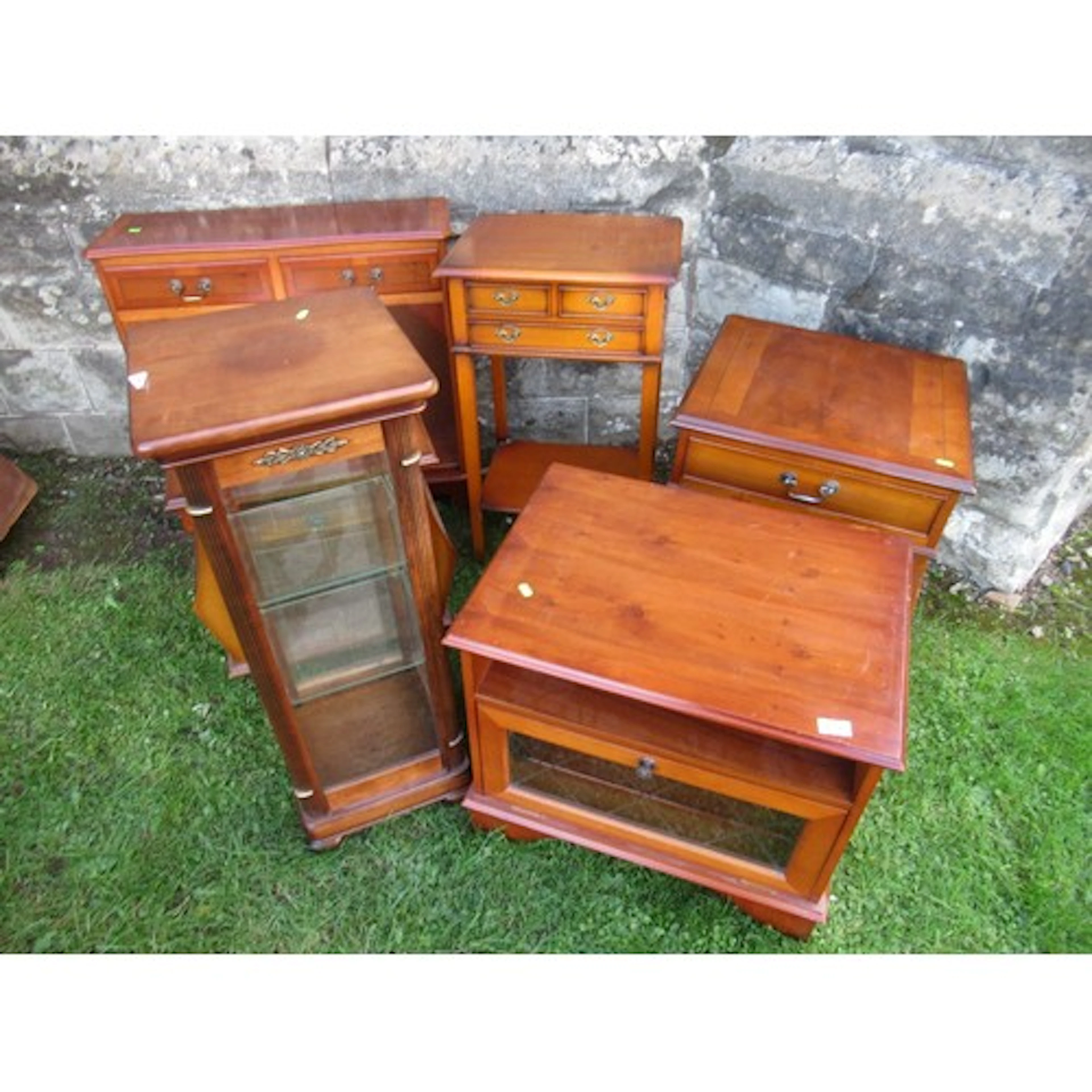 A collection of reproduction furniture