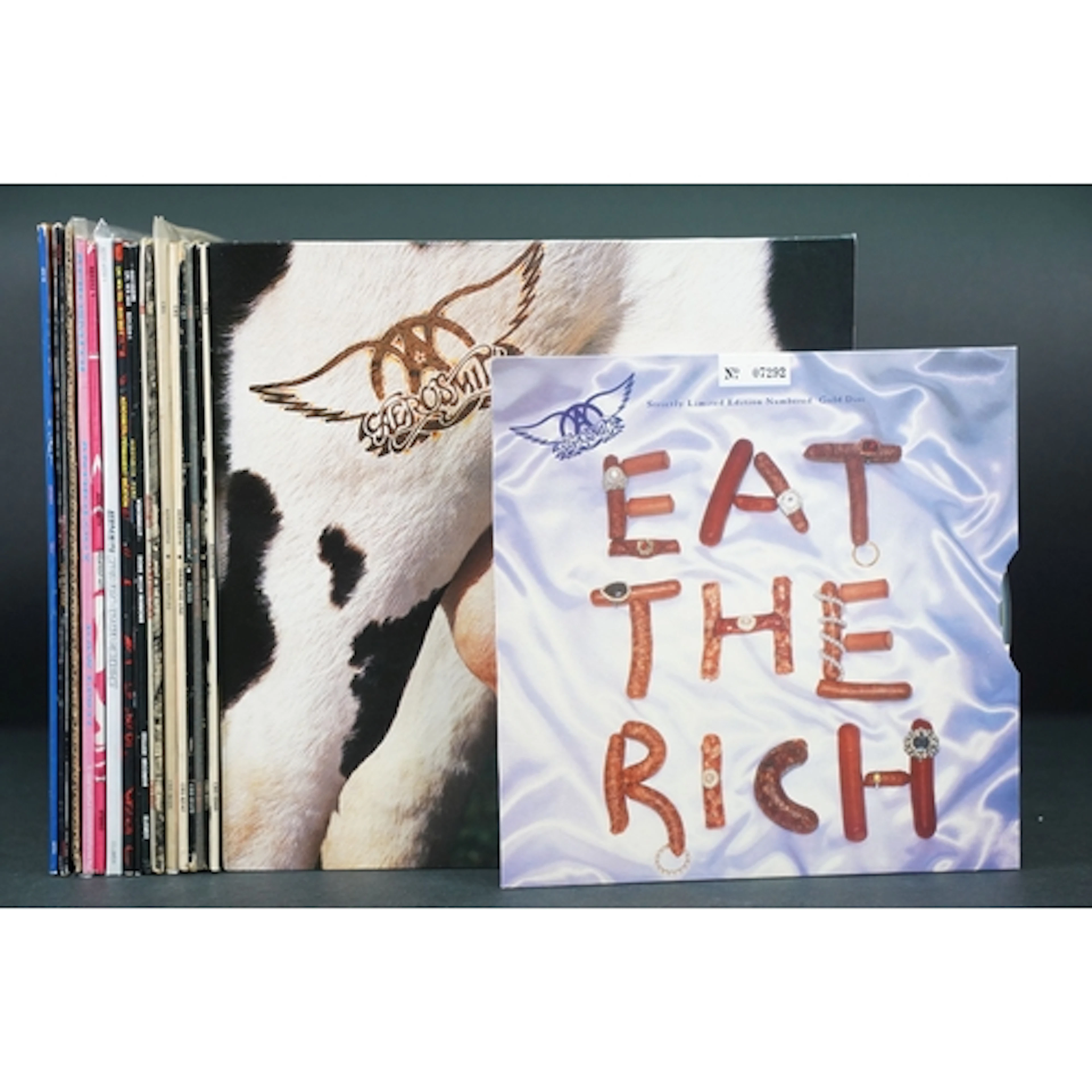 Vinyl - 15 Aerosmith LP’s 2 x 12”, one shaped disc and one 1...
