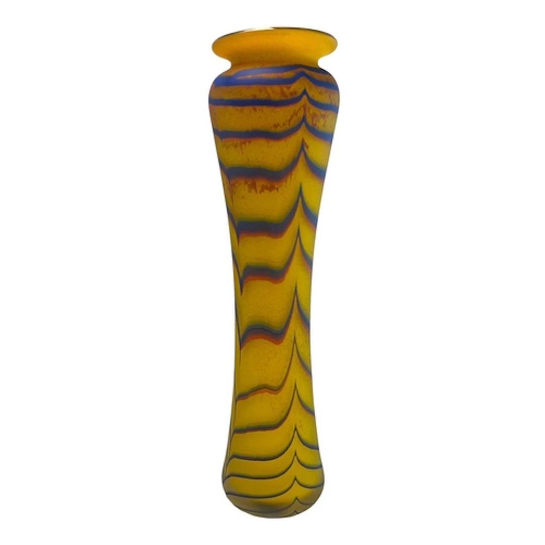 Shakspeare - a 20th century British studio art glass vase at...