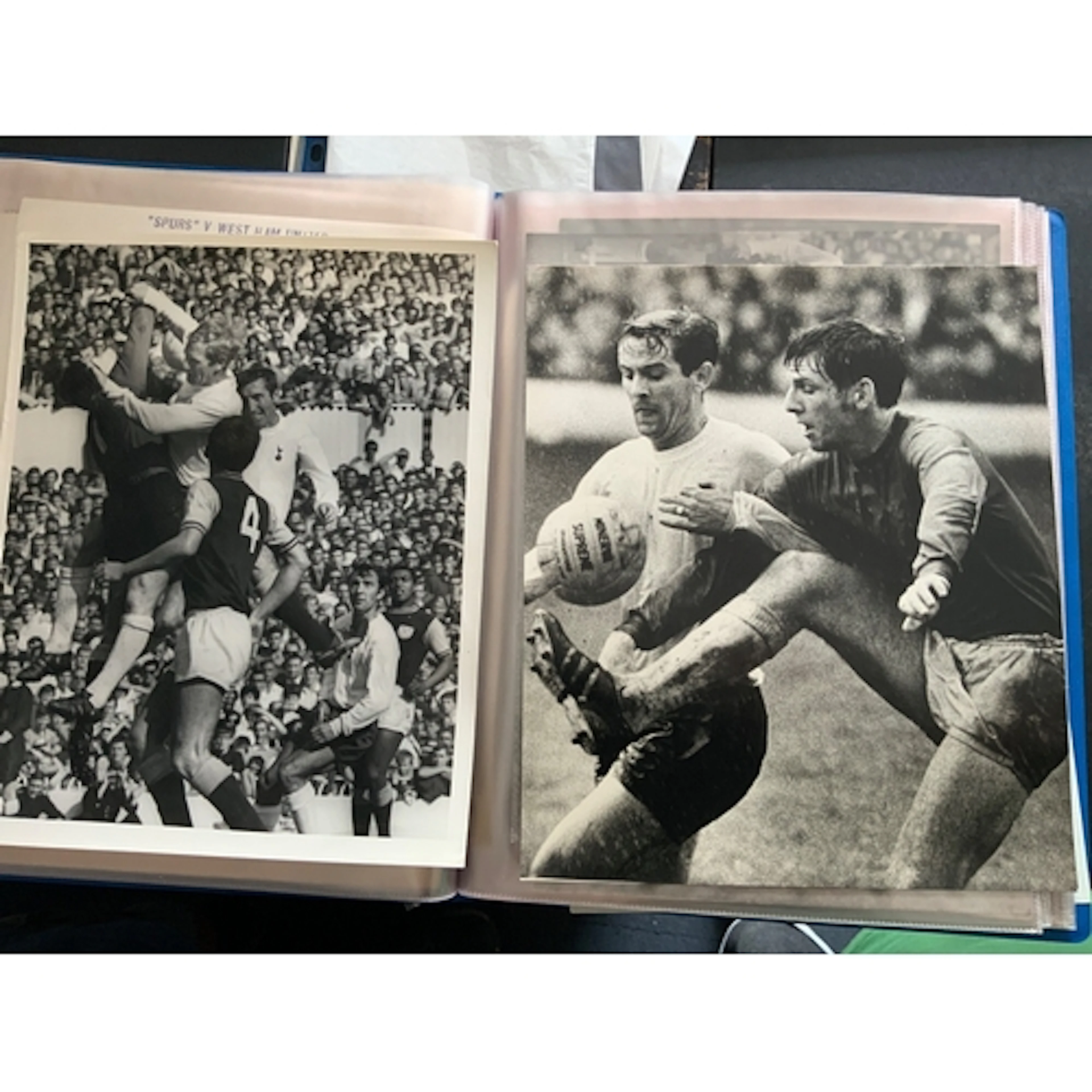 Tottenham v West Ham Football Press Photos: From 1963 to 197...