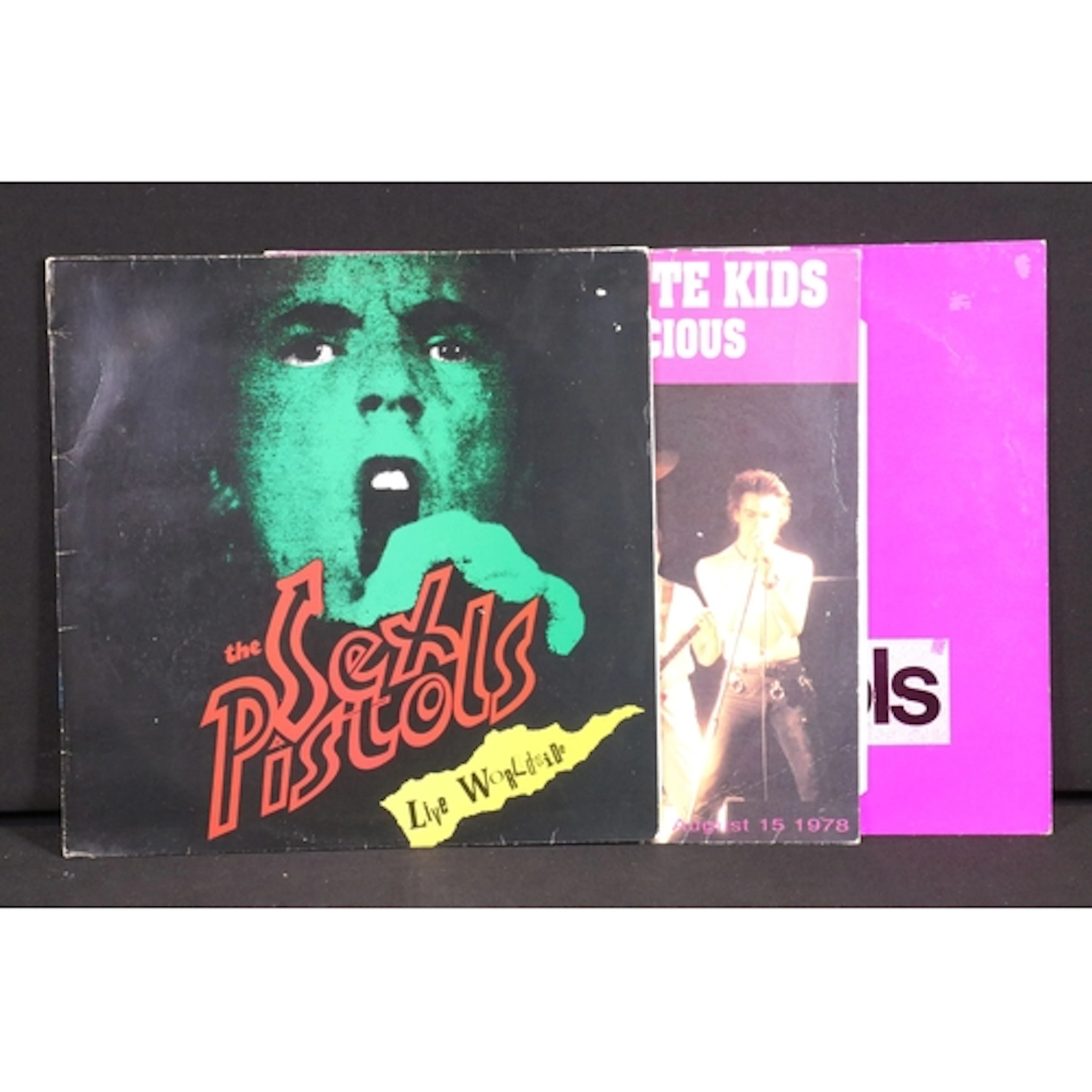 Vinyl - 3 Sex Pistols private pressing LP’s to include: Live...