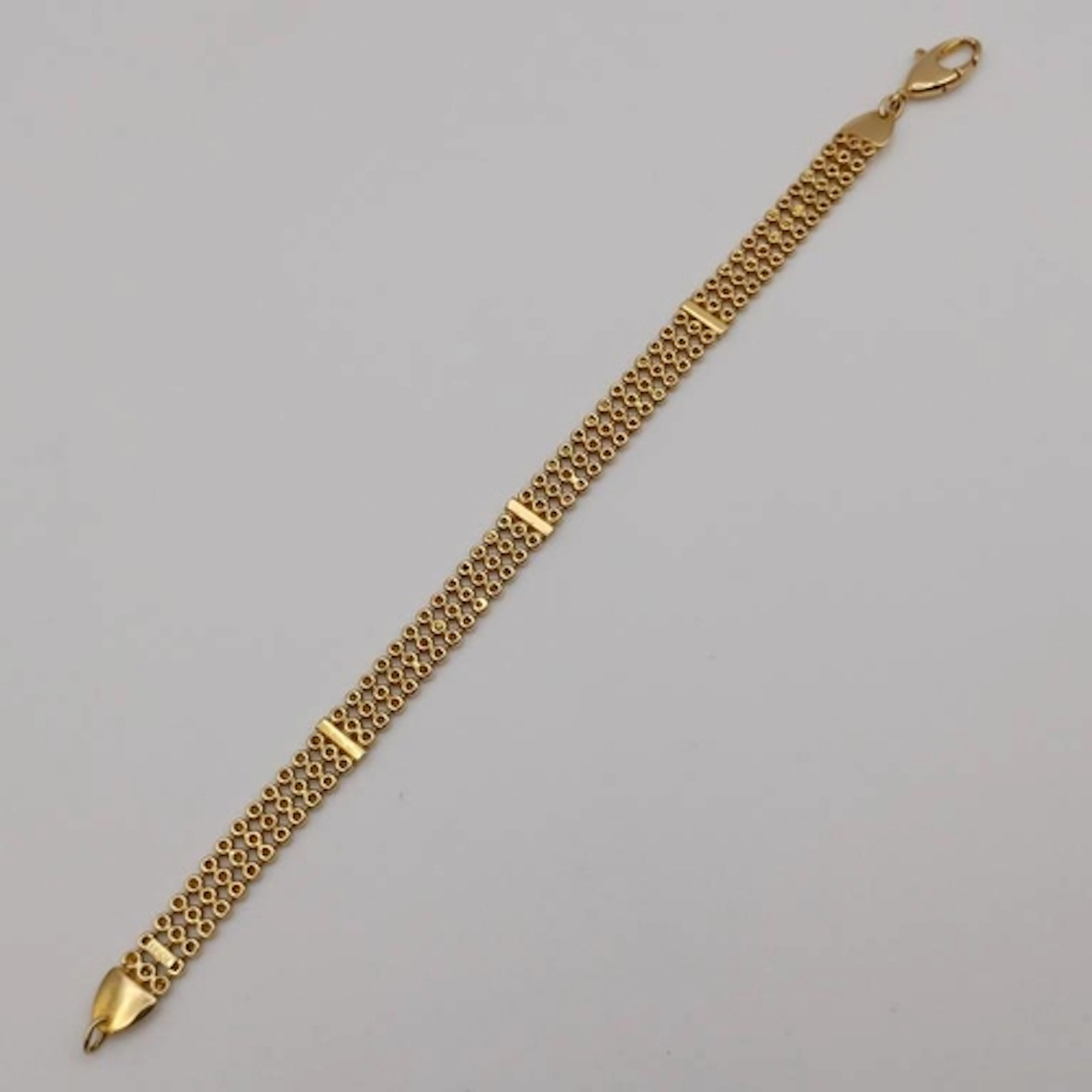ITALIAN GOLD BRACELET - 11.3G, 18CM LENGTH