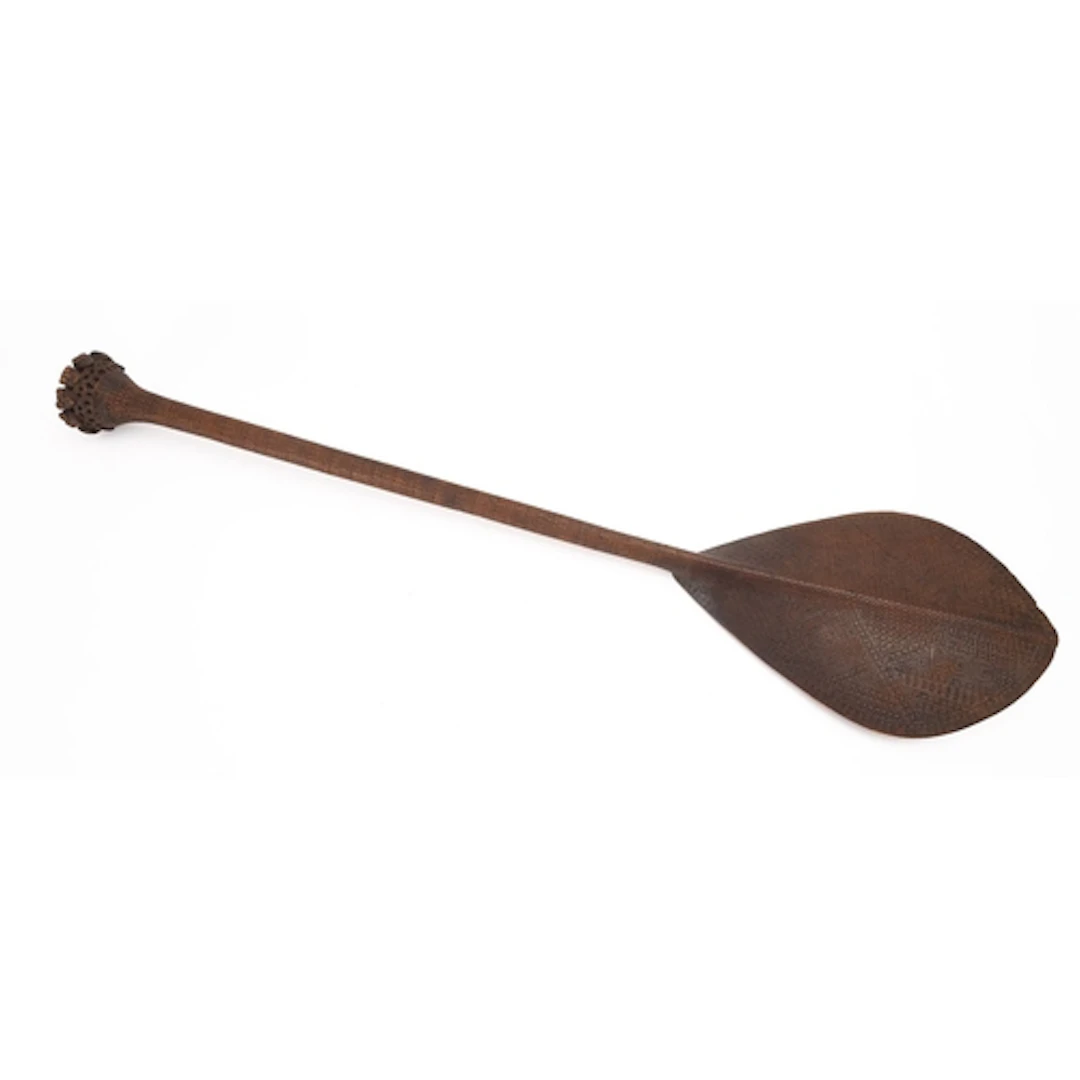 An Austral Islands French Polynesia ceremonial paddle, the ...