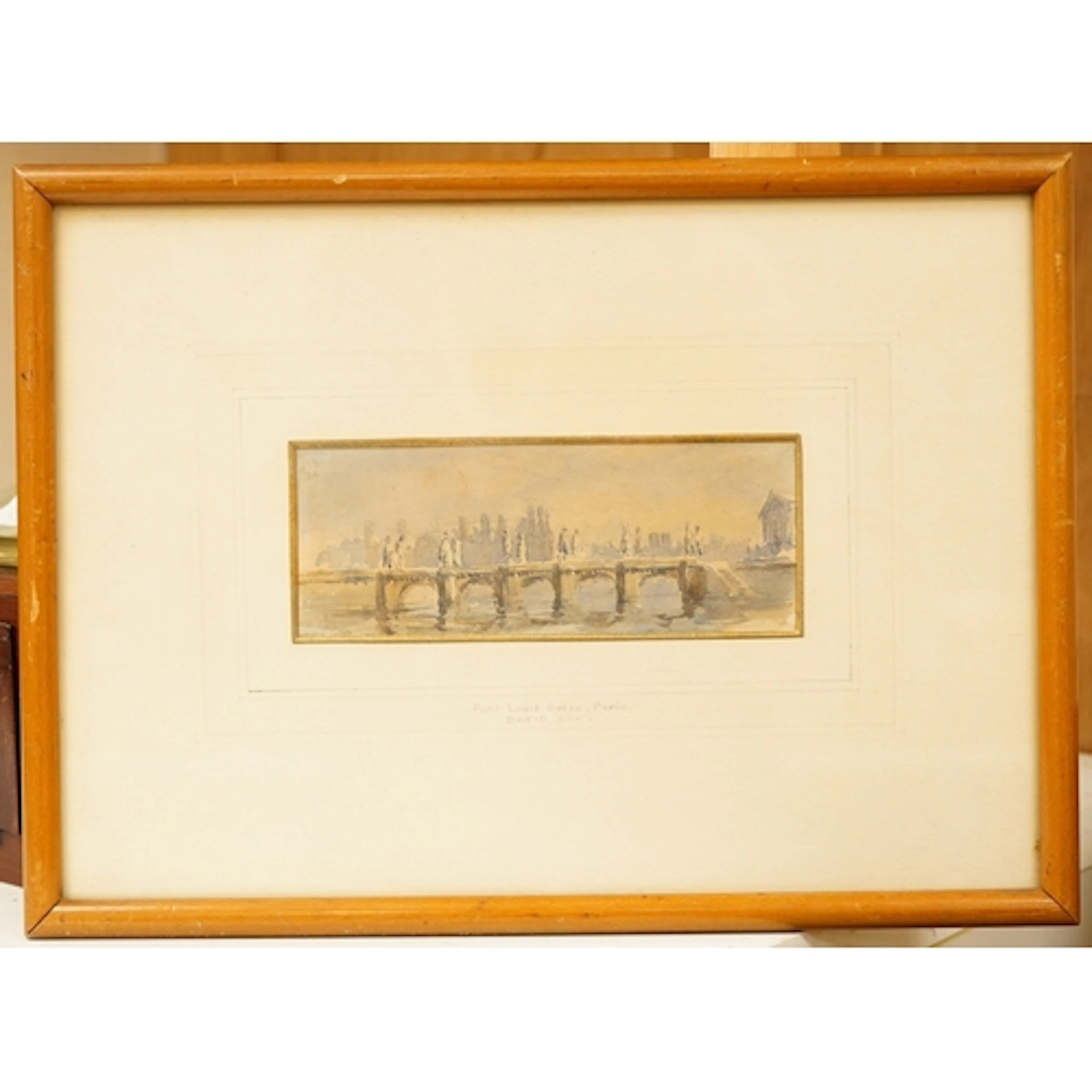 David Cox, 'Pont Louis Seize Paris', unsigned, The Cotman Ga...