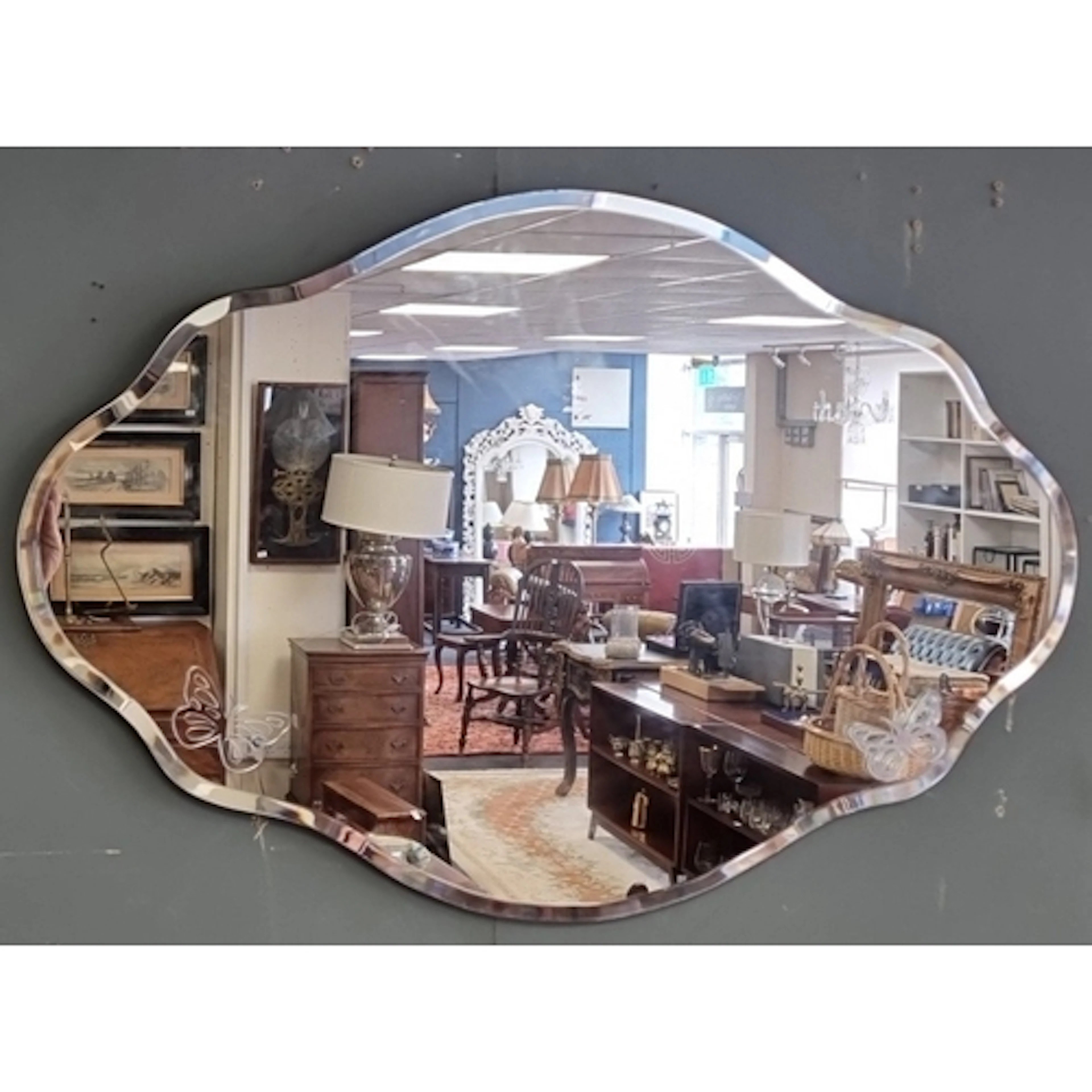 Butterfly Shaped Wall Mirror H: 52cm x W: 80cm