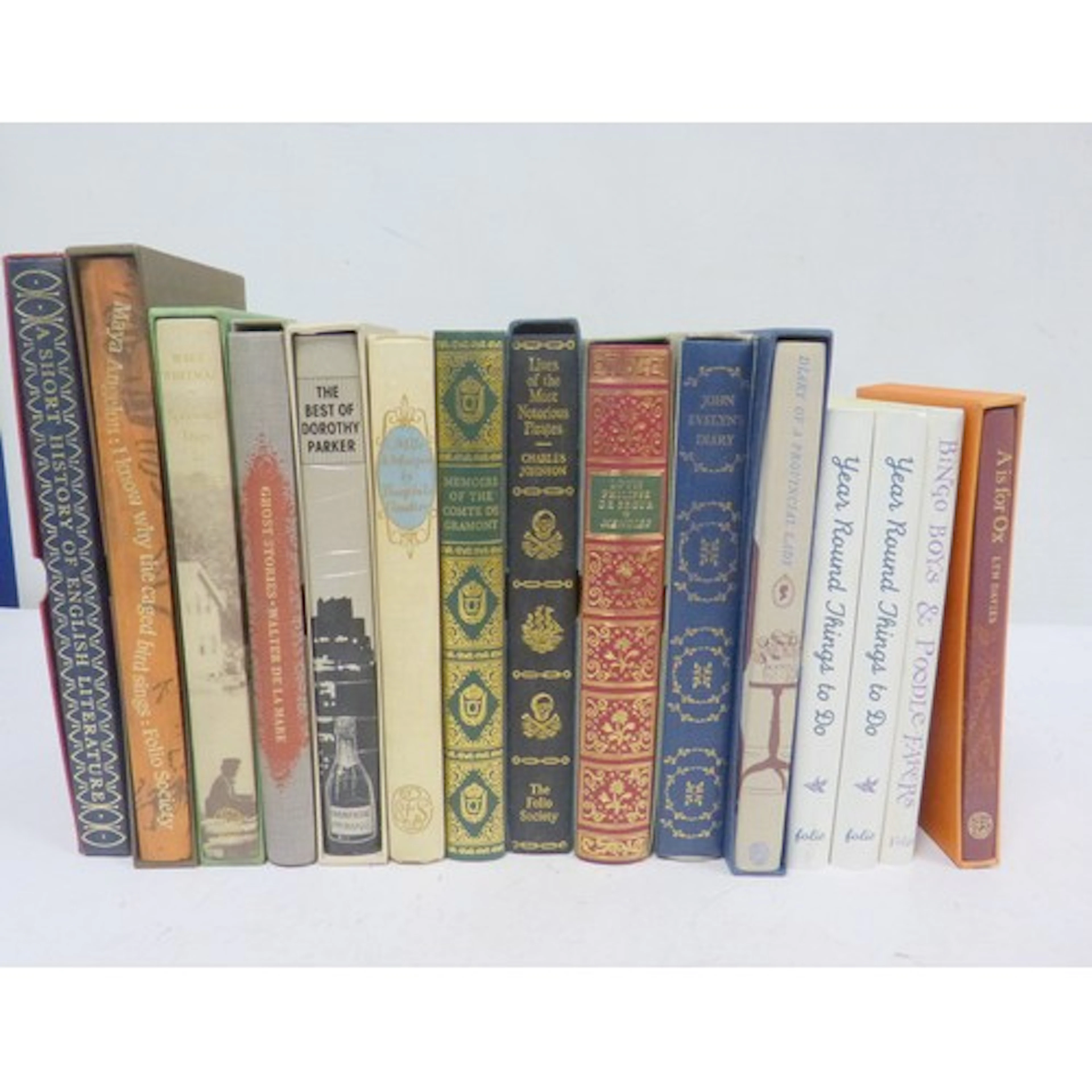 FOLIO SOCIETY. 15 vols., some in slip cases....