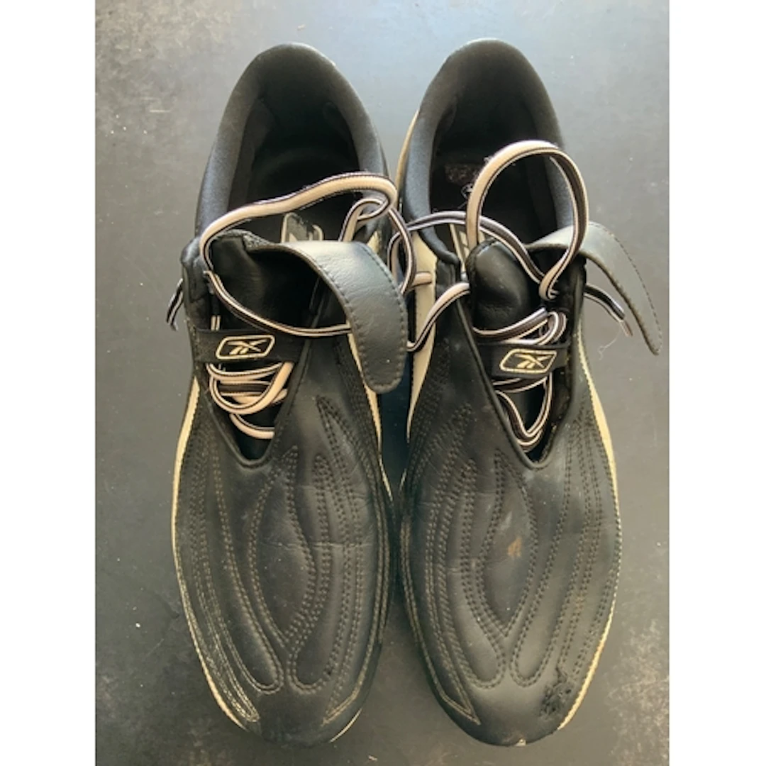 Dudek Liverpool Match Worn Football Boots: Reebok black and ...