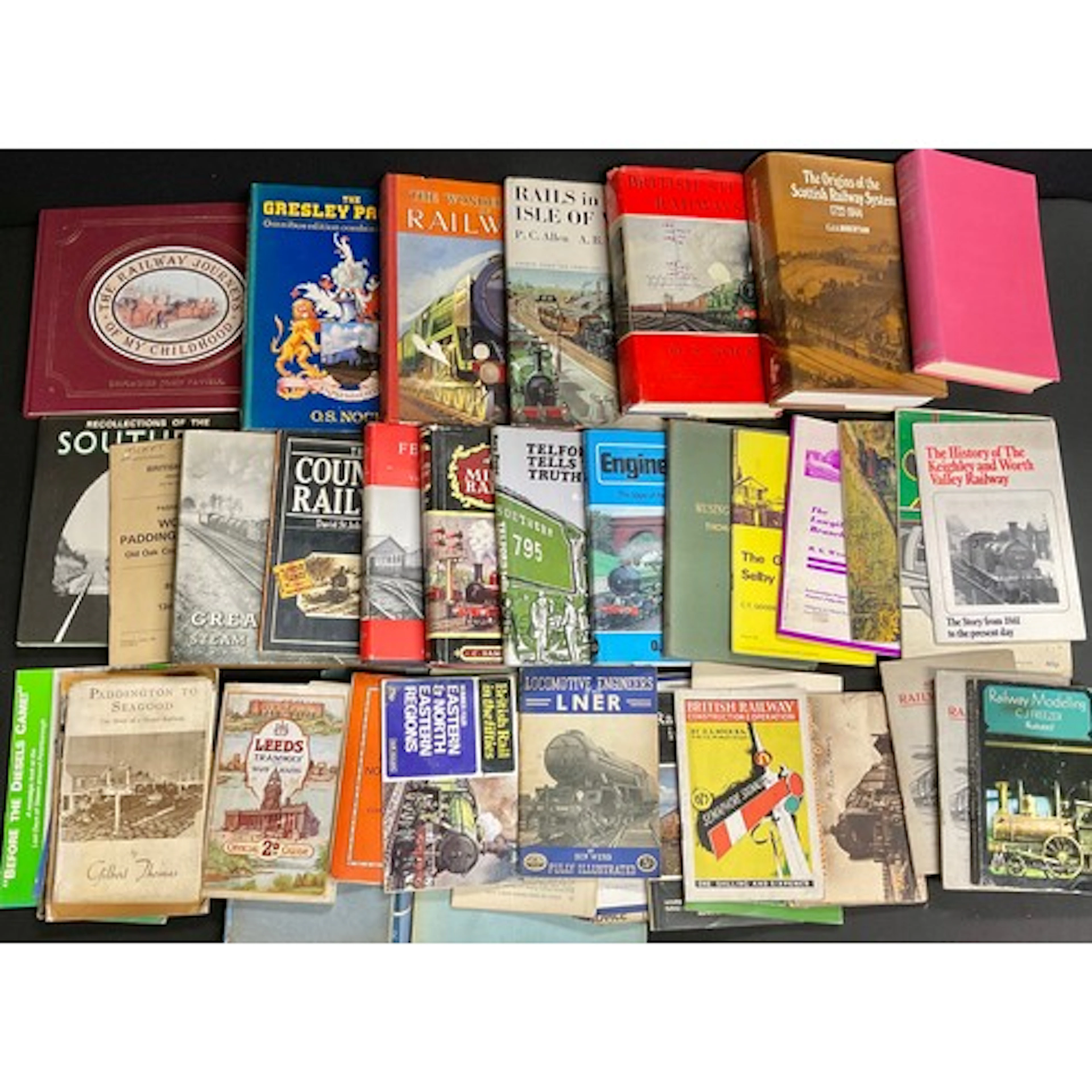 Books – railway interest, locomotives, including: Faviell (B...