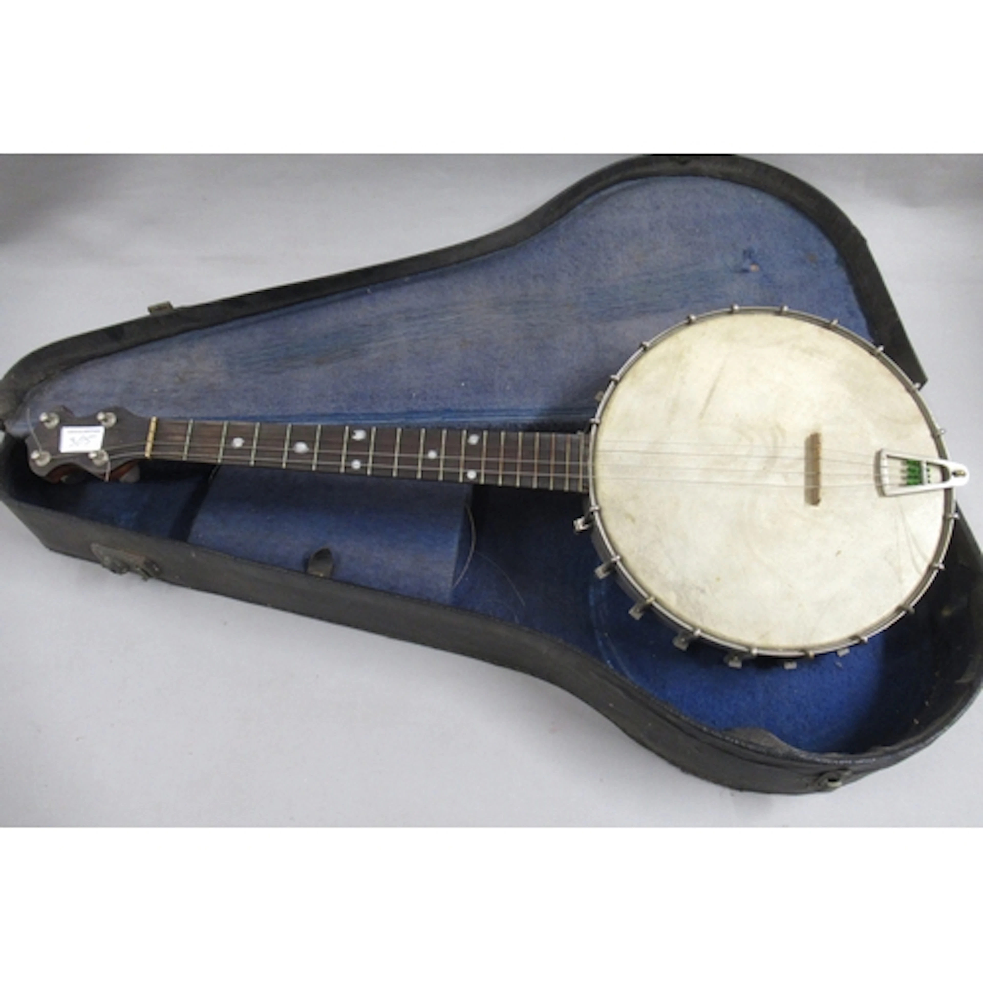 Banjo ukelele in a fitted case