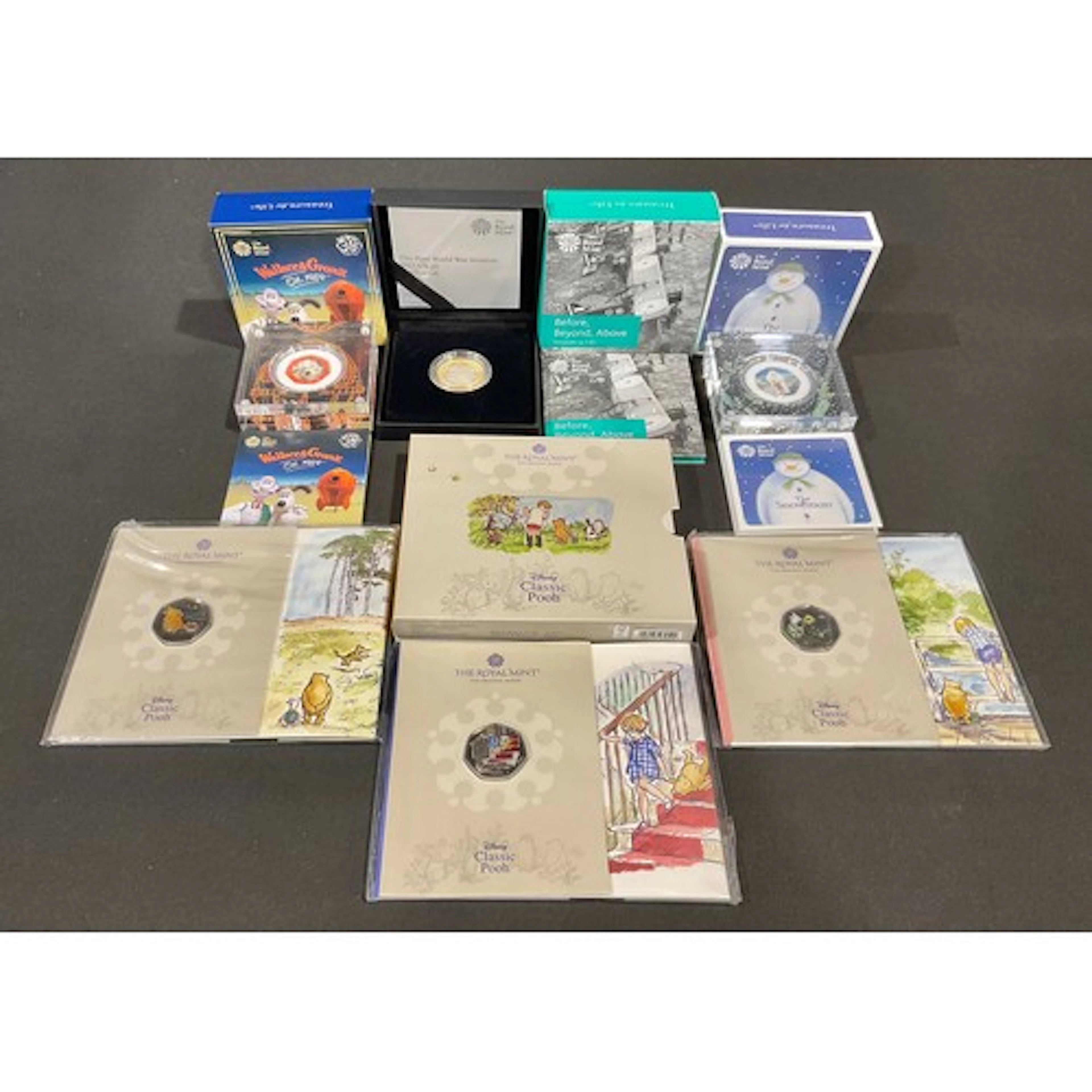 A Wallace & Gromit 2019 UK silver proof 50p, boxed with cert...