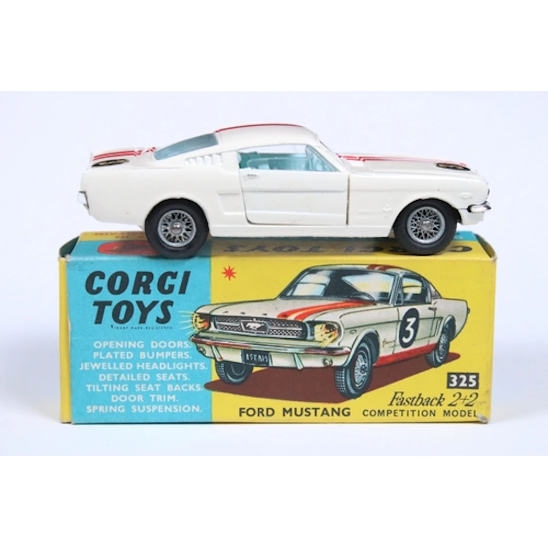 Boxed Corgi 325 Ford Mustang Fastback 2+2 Competition Model ...