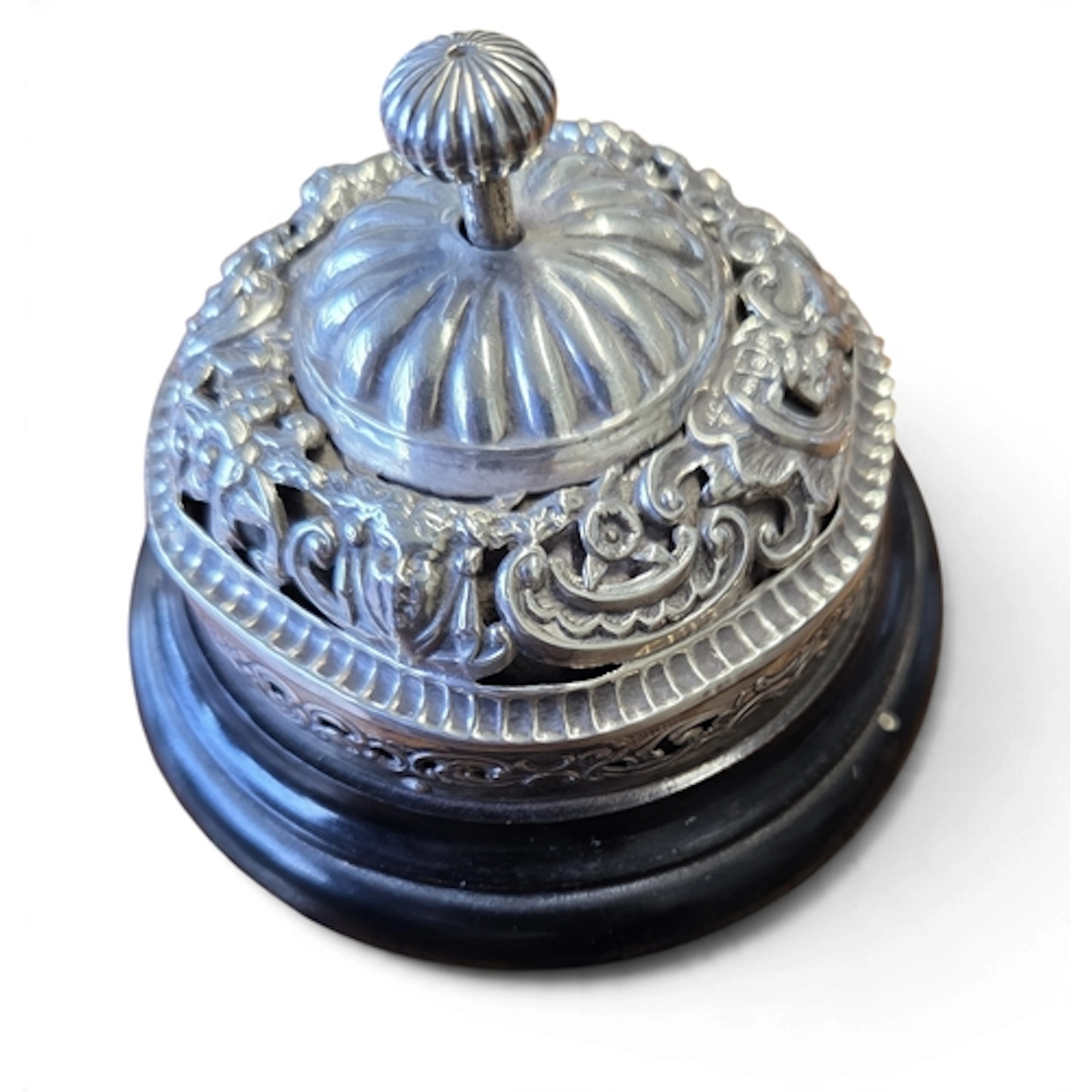 A London Silver table Bell William Comyns & Sons 1902 with a...