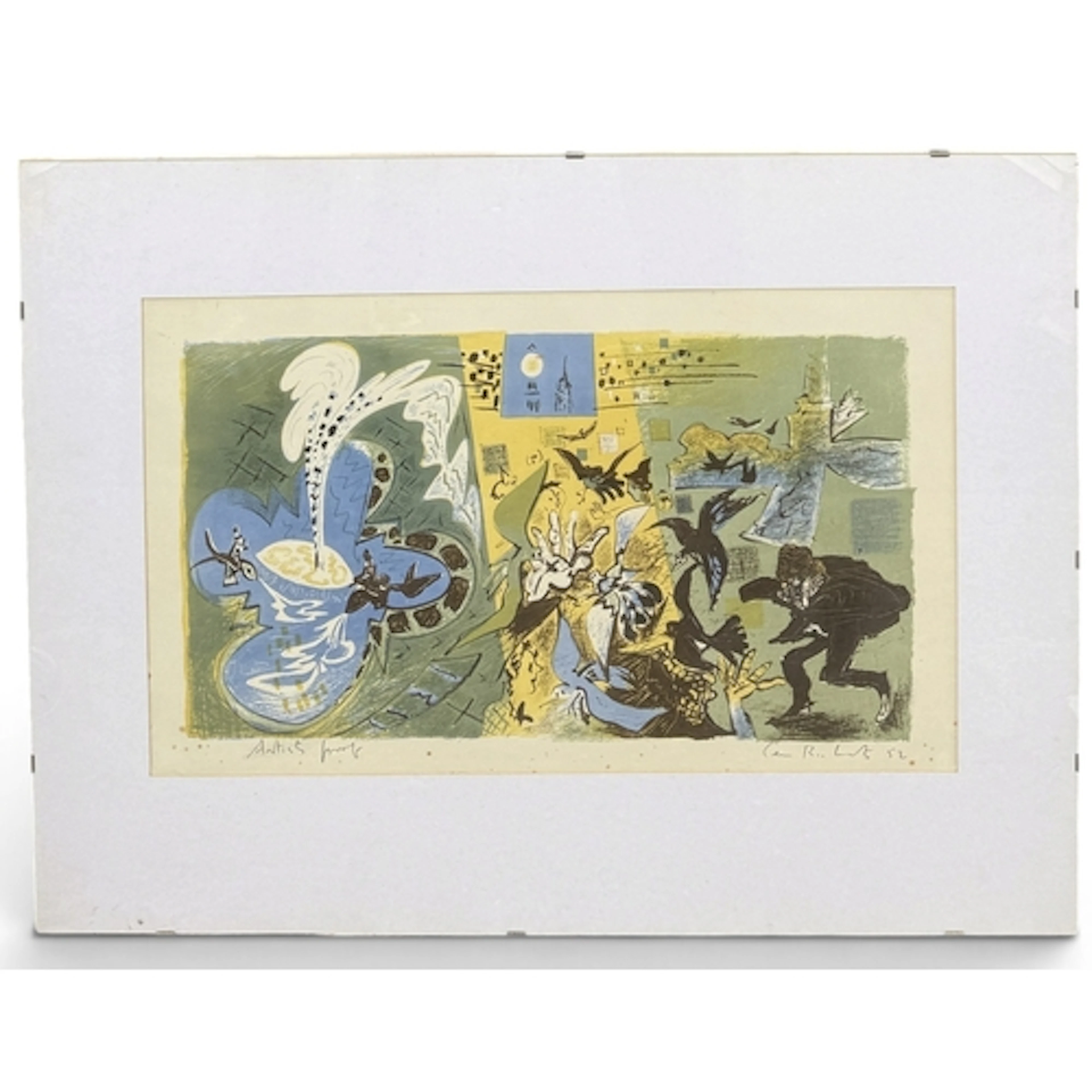 CERI RICHARD (BRITISH, 20TH CENTURY): 'SUNLIGHT IN TRAFALGAR...