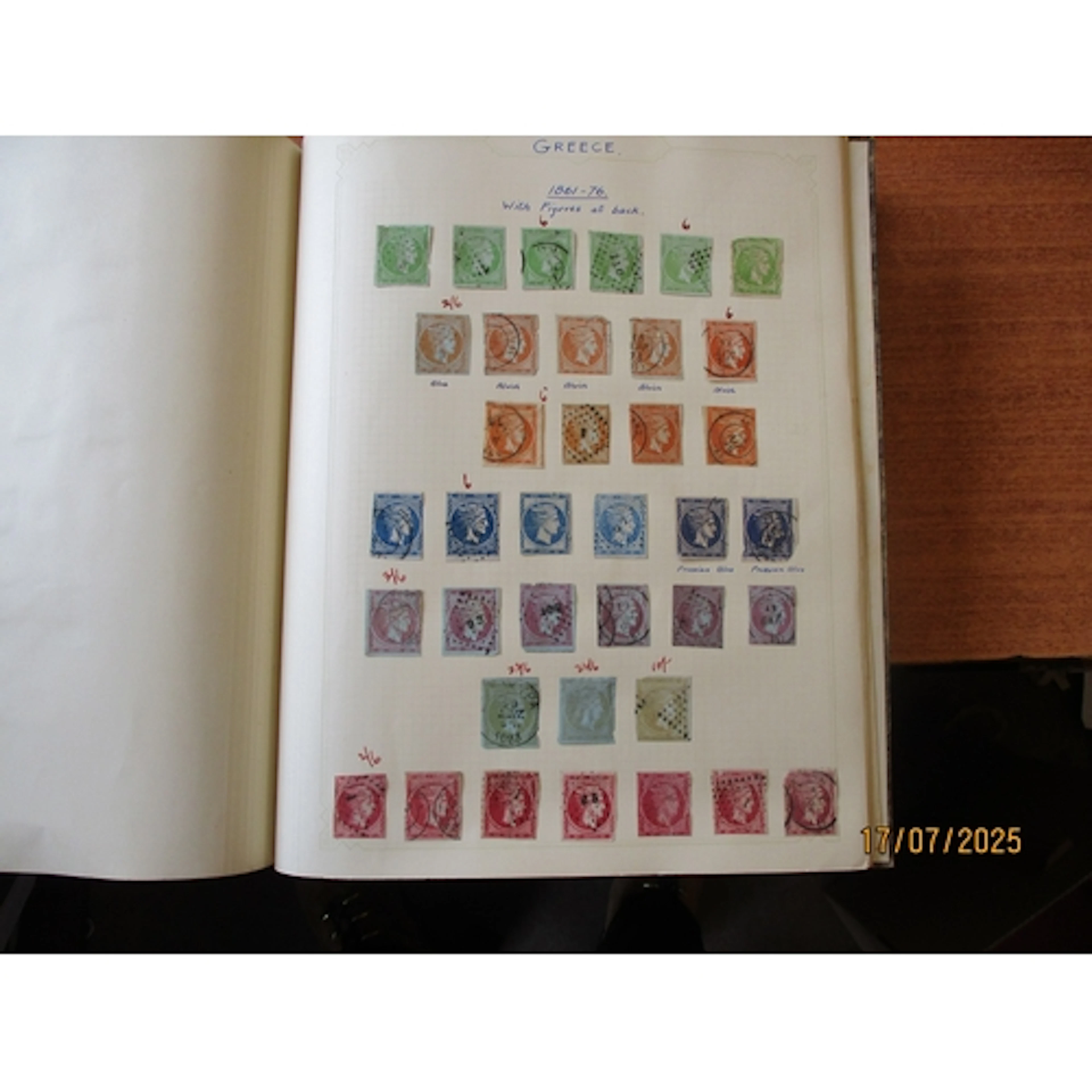 World misc M/U early range in 4 SG albums incl Austria, Gree...