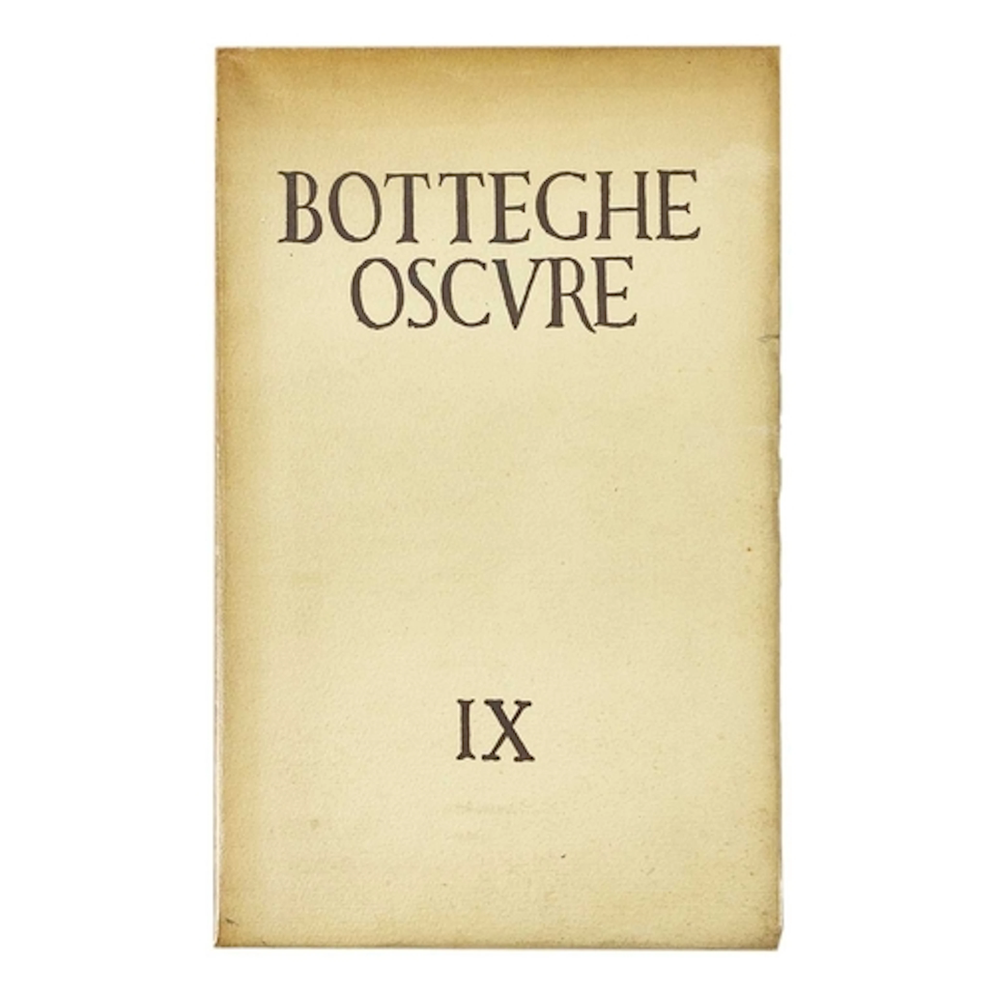 (Dylan Thomas interest) Botteghe Oscure IX First edition, so...