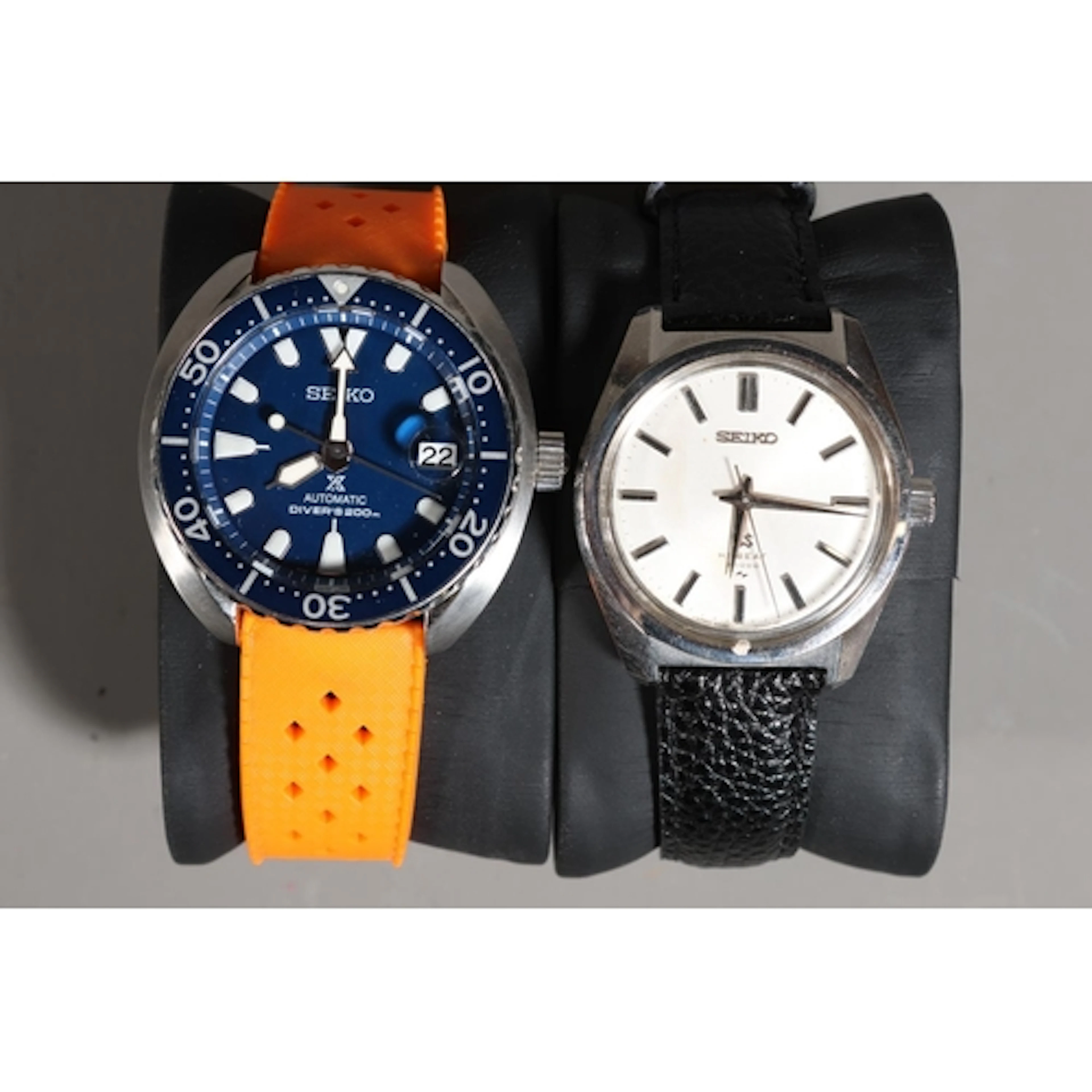 Gents Seiko automatic watch 'Air Diver's 200m 4R35-01YO' wit...