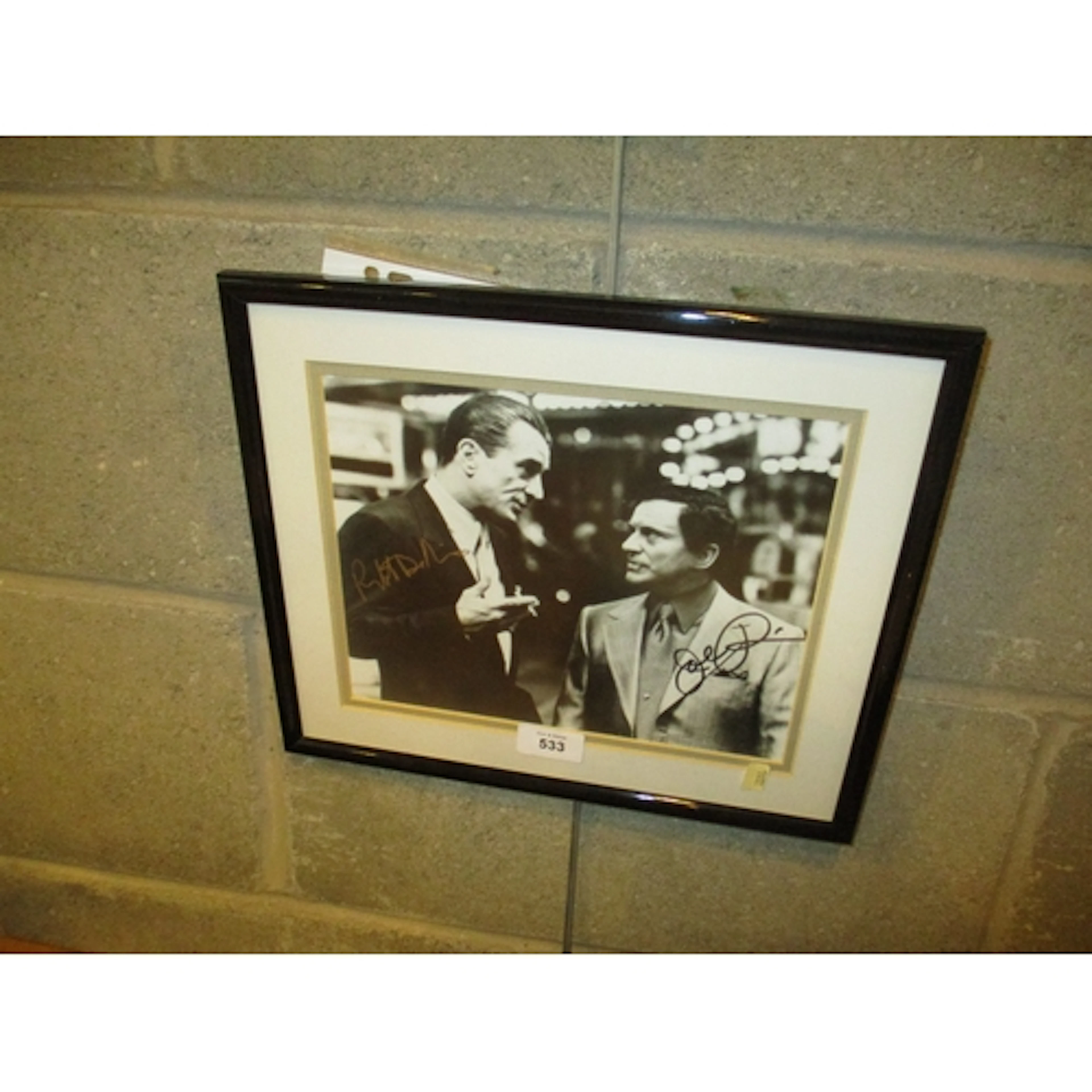 Autographed Photograph of Robert De Niro and Joe Pesci from ...