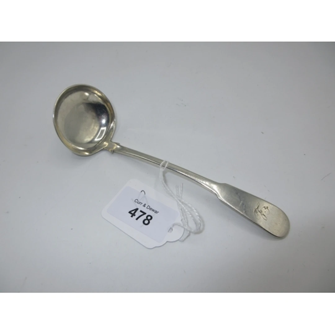Scottish Provincial Silver Sauce Ladle by Alexander Cameron ...