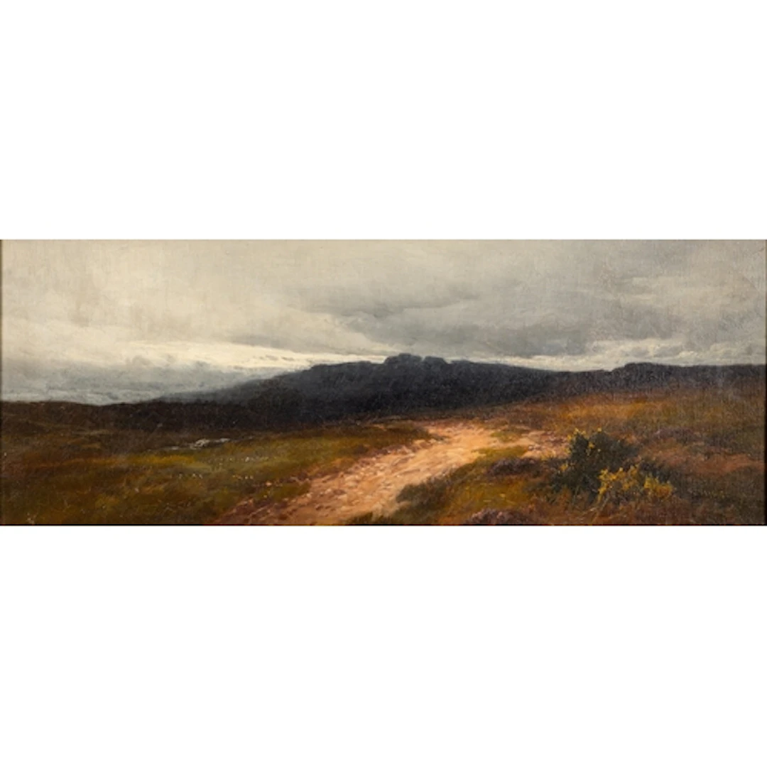 Frederick John Widgery (British, 1861-1942) - Moor scene, po...