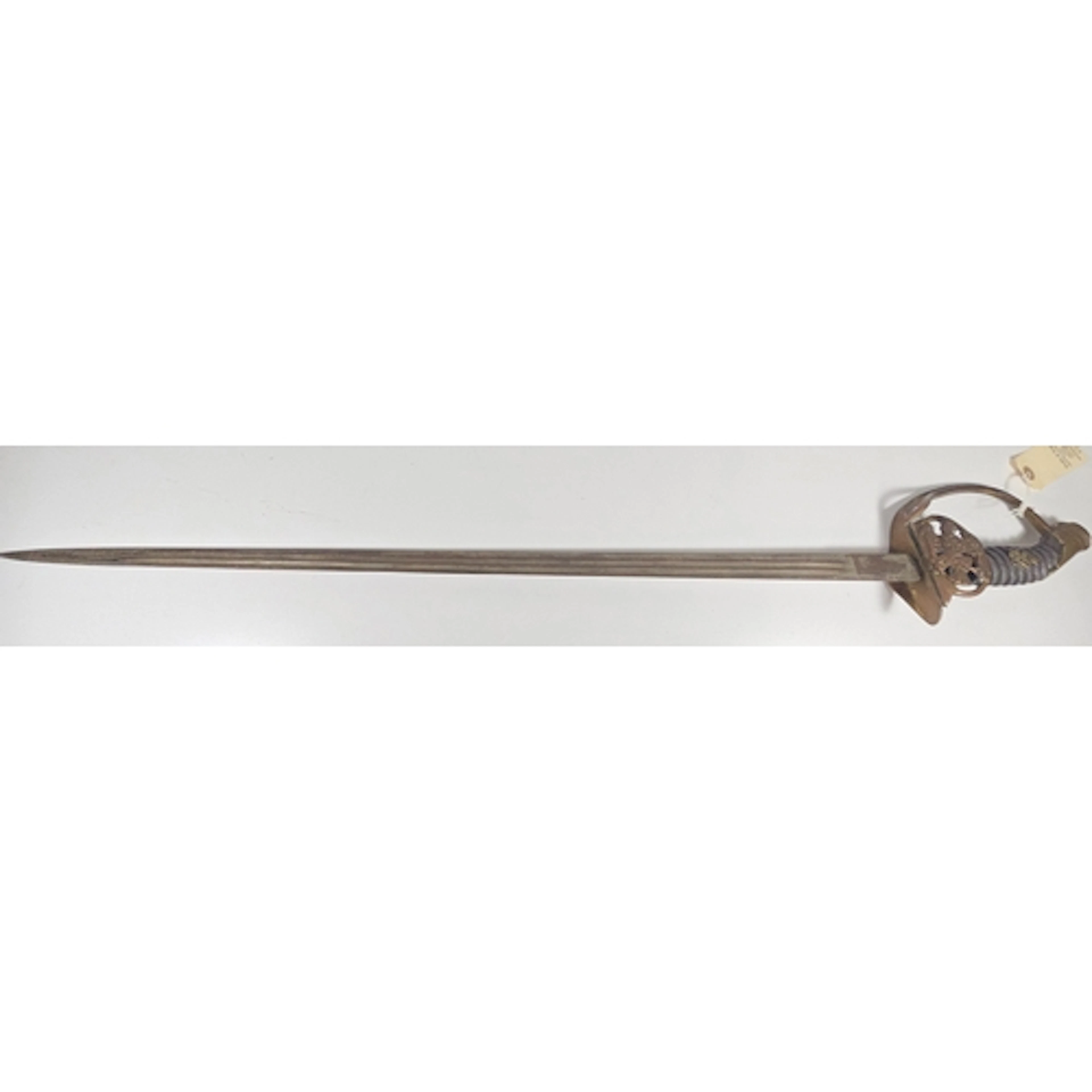A model 1889 Prussian Infantry Officers Sword, the grip and ...