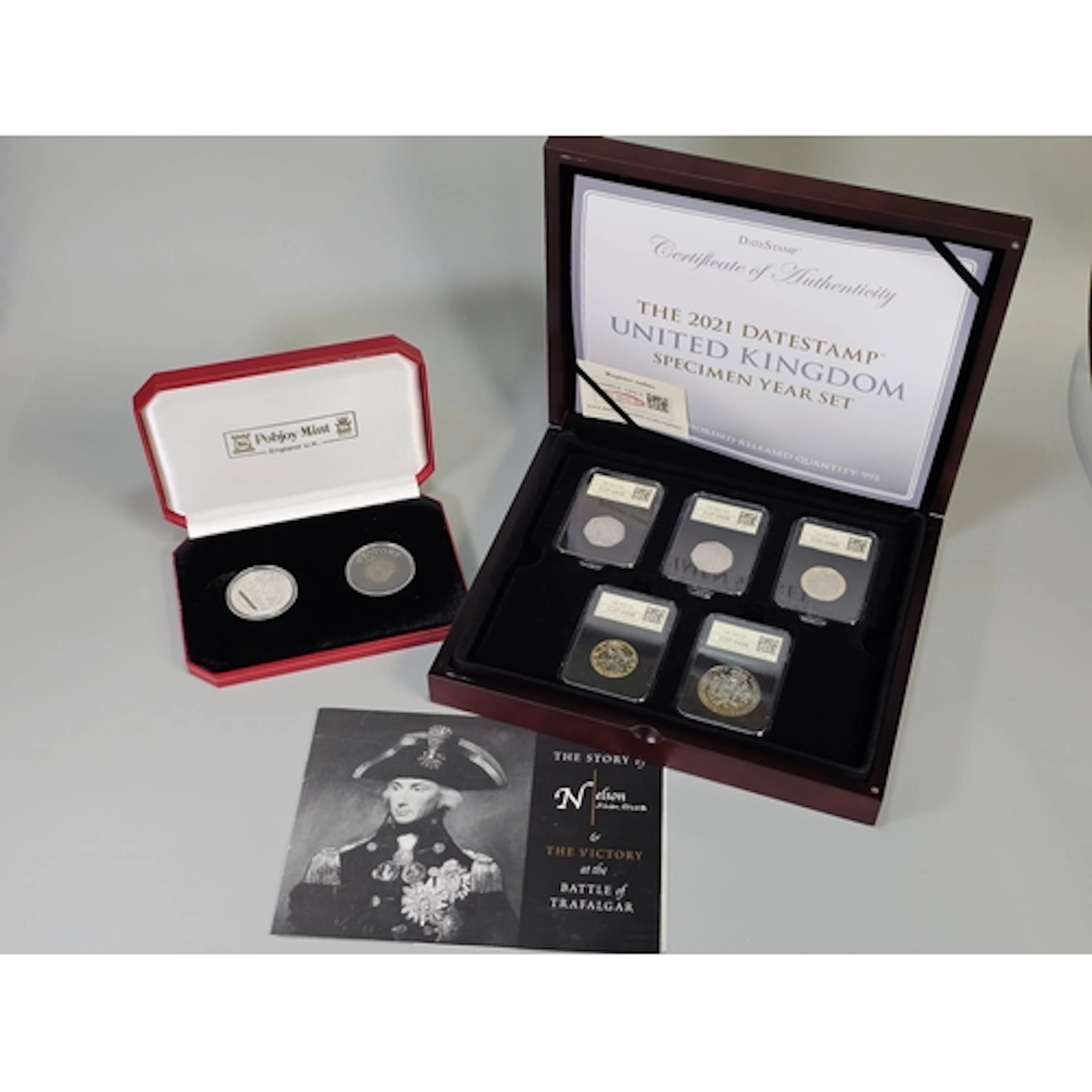 2021 DateStamp UK specimen year set in original box, togethe...