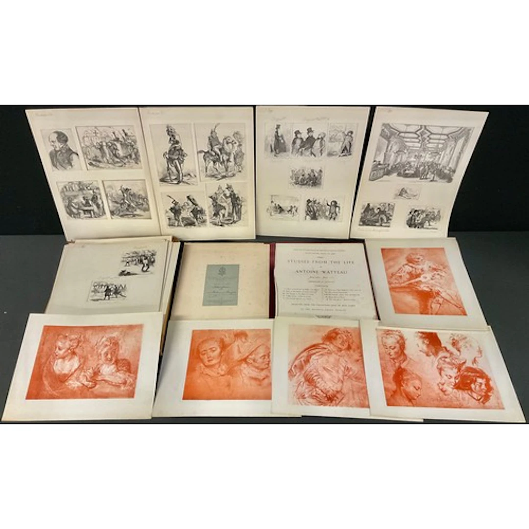 A Collection of 19th century French engravings, published in...