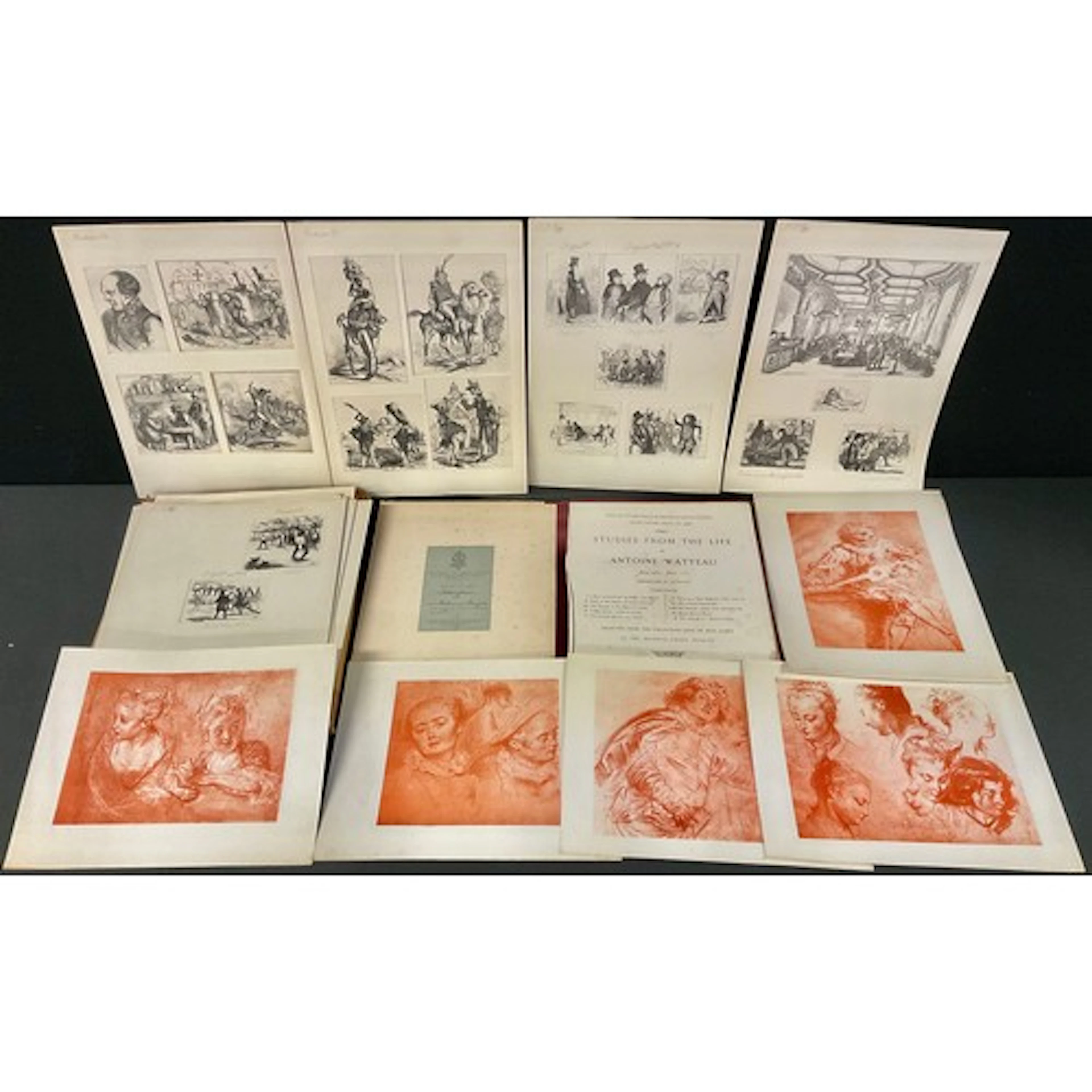 A Collection of 19th century French engravings, published in...