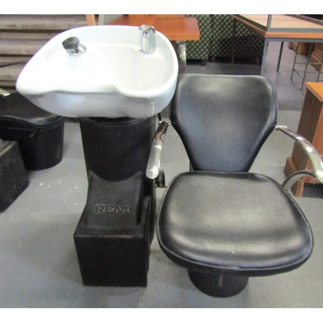 Professional Hairdressers Sink and Chair Complete with Fitti...