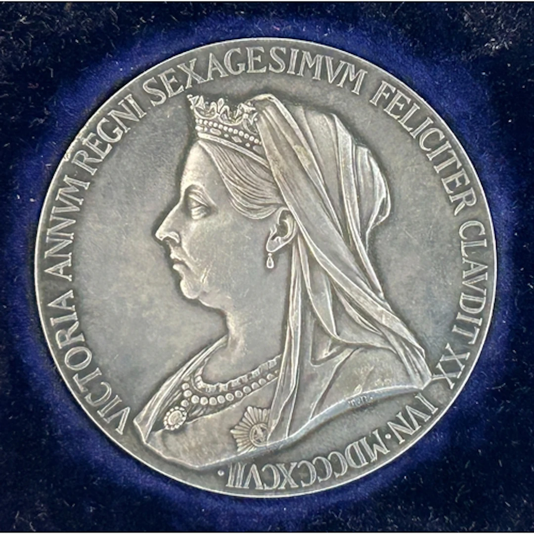 The official Royal Mint Victoria Diamond Jubilee, 1897 Silve...