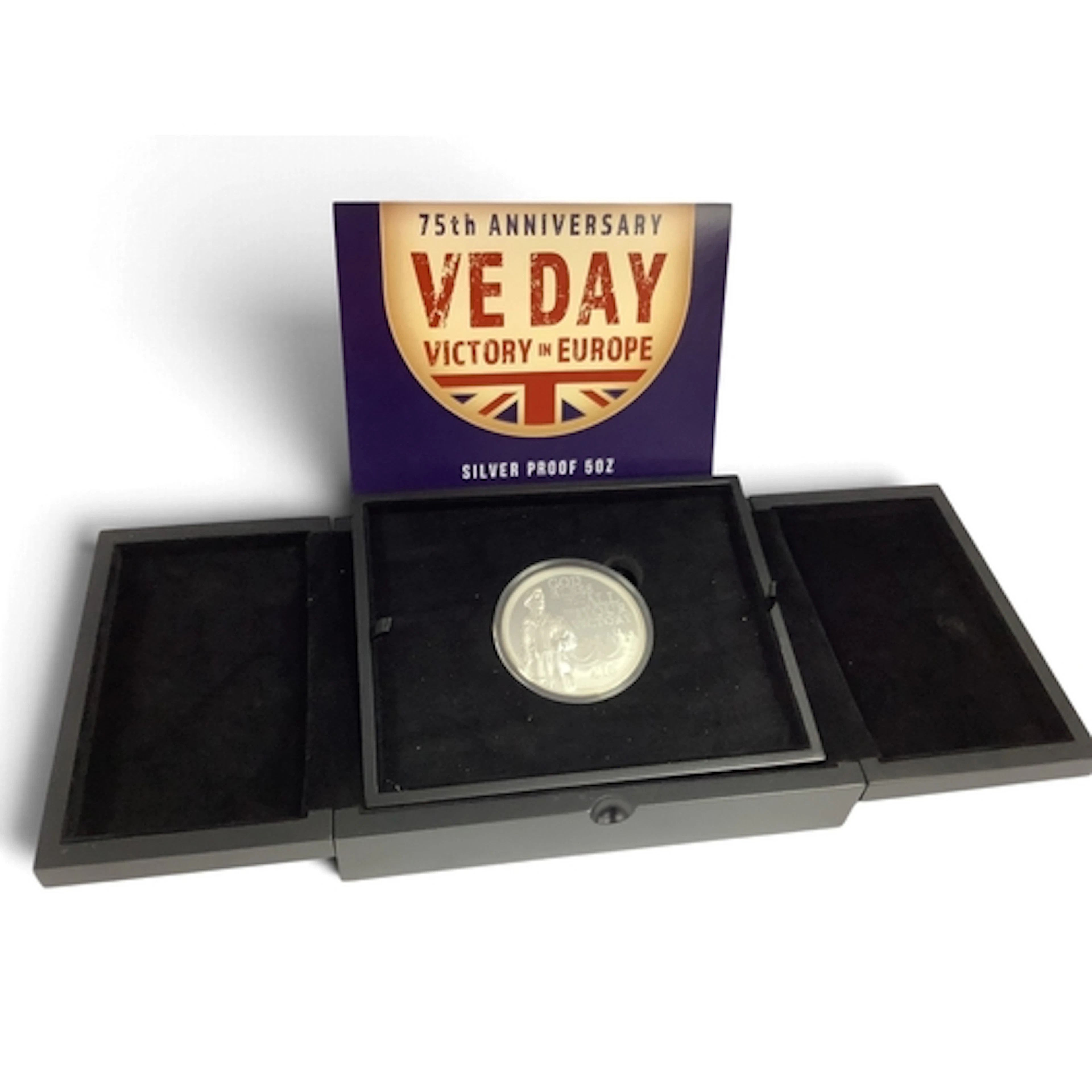 2020 Guernsey 75th Anniversary Of V-E Day Fine Silver Five O...