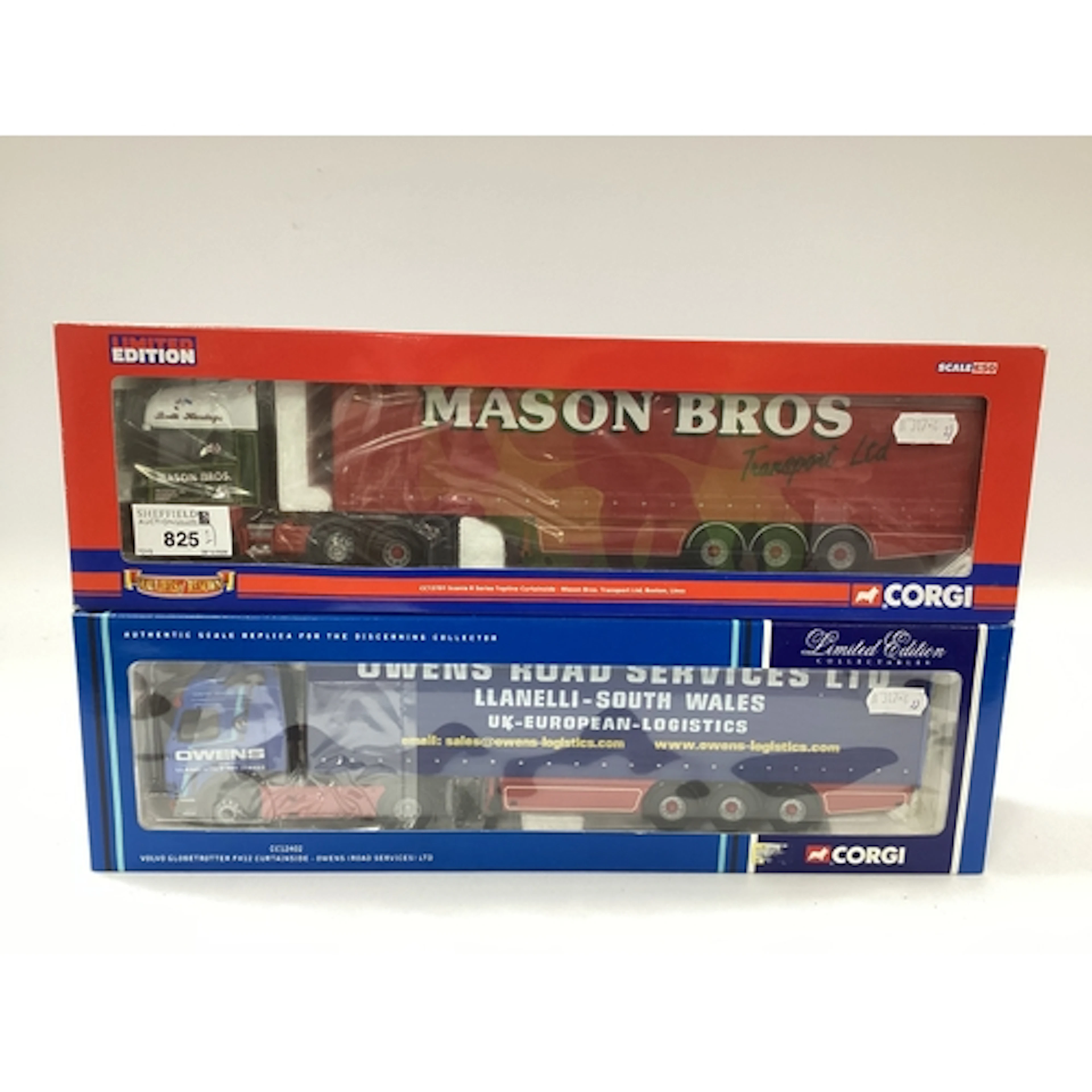 Two Corgi 1:50th scale diecast model commercial vehicles com...