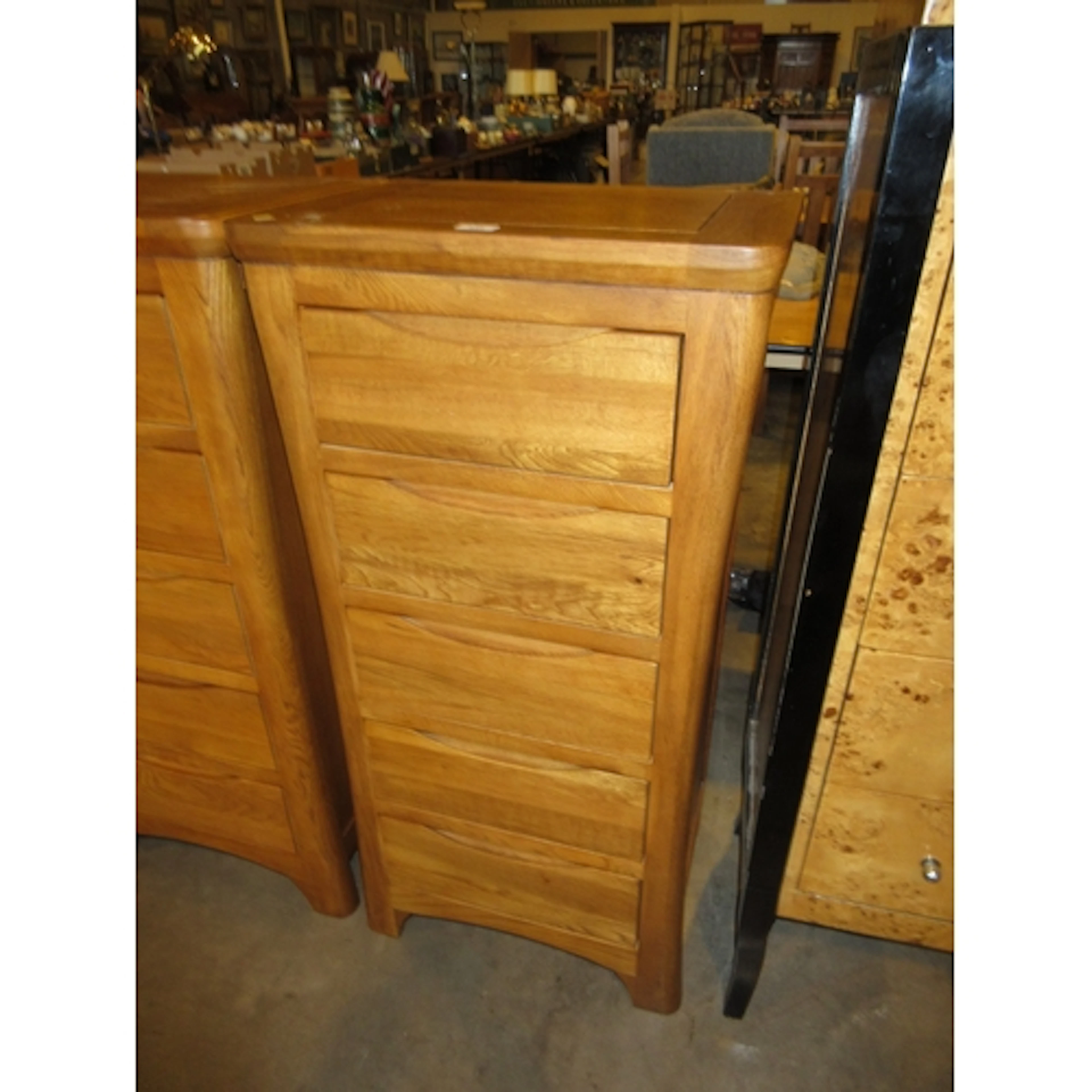 Oak Furniture Land Orrick Pillar Chest of 5 Drawers, 55x40x1...