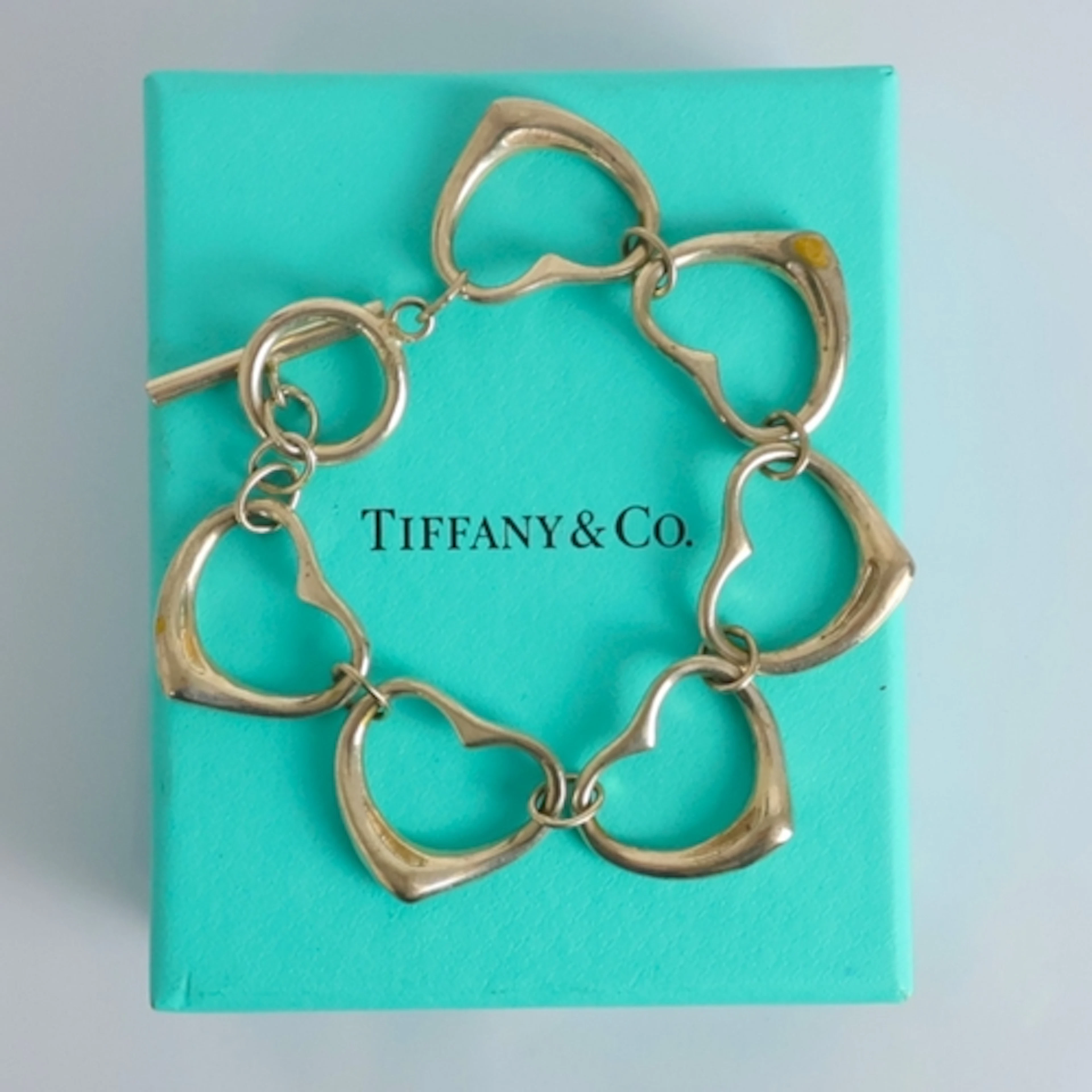 A contemporary Tiffany bracelet, by Elsa Peretti, the six op...