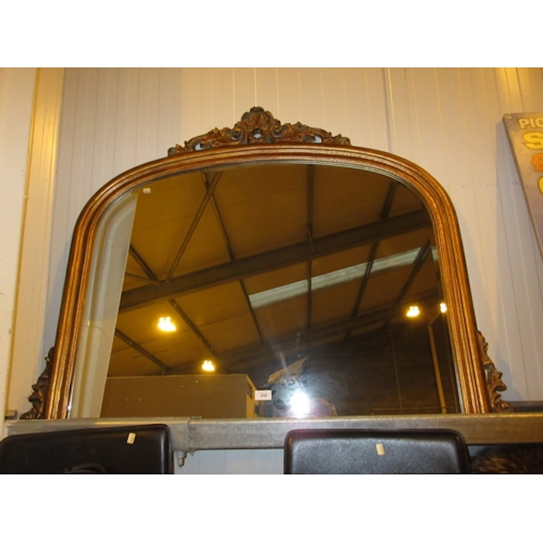 Victorian Style Overmantel Mirror, 90x115cm