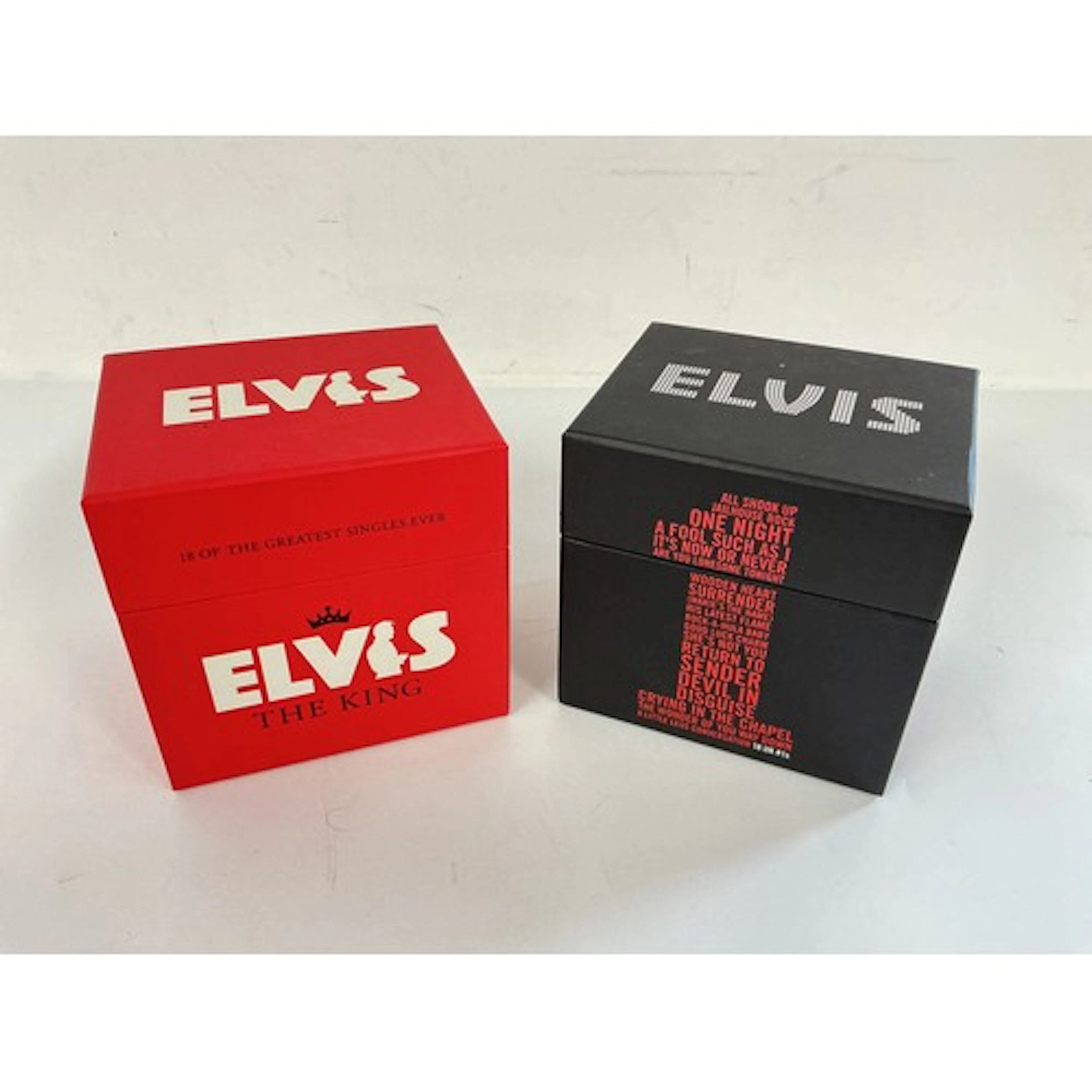 Two limited edition Elvis Presley multi CD box sets.