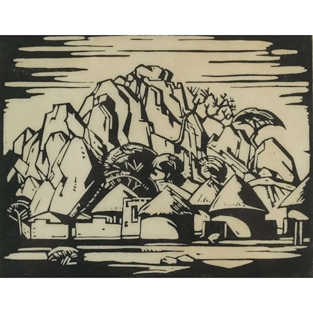 Manner of Jacob Hendrik Pierneef - Matlala, Pietersburg, 20t...
