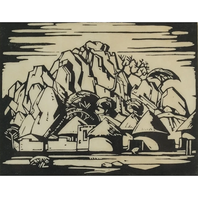 Manner of Jacob Hendrik Pierneef - Matlala, Pietersburg, 20t...