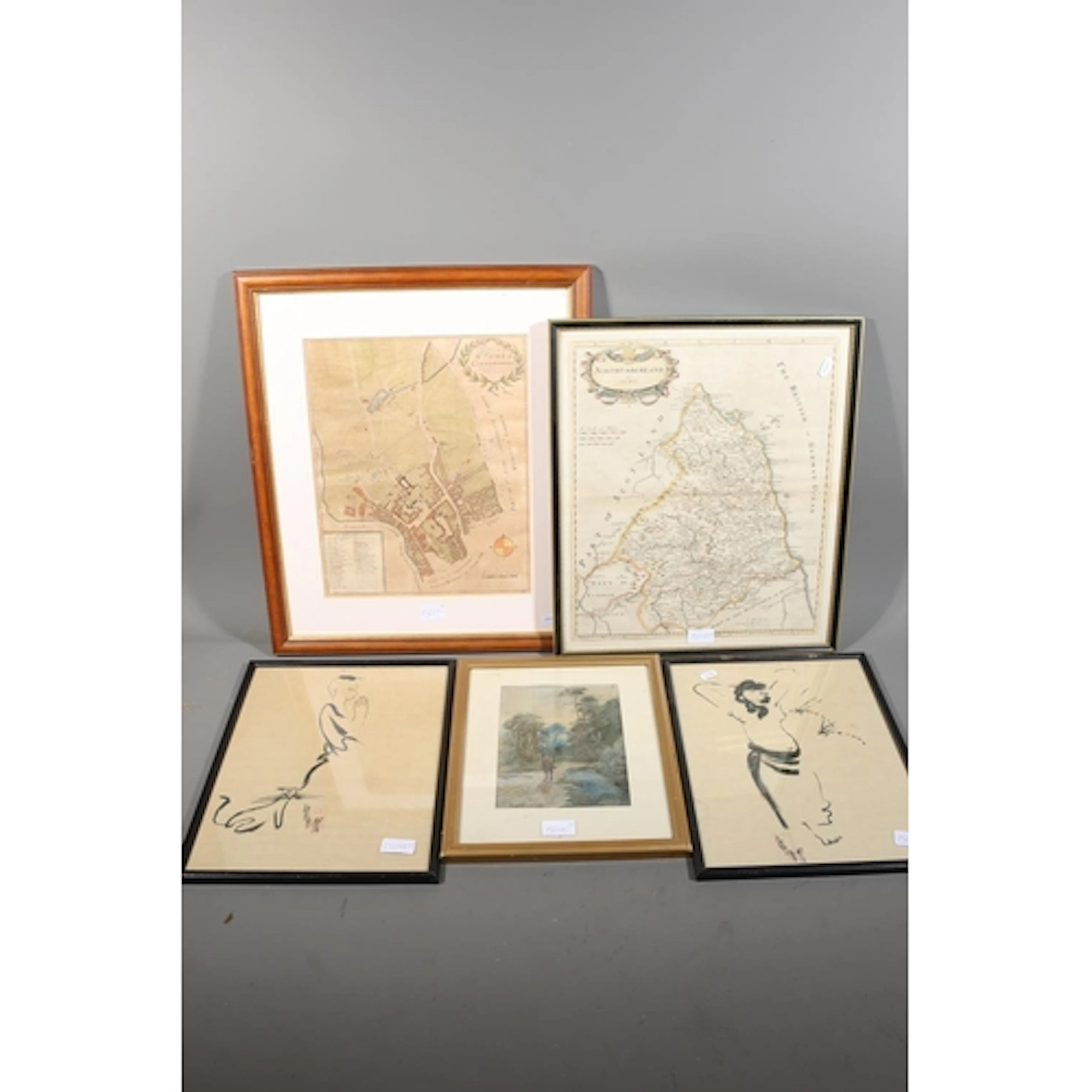 KILGOUR, gentleman on a country path, watercolour, signed an...