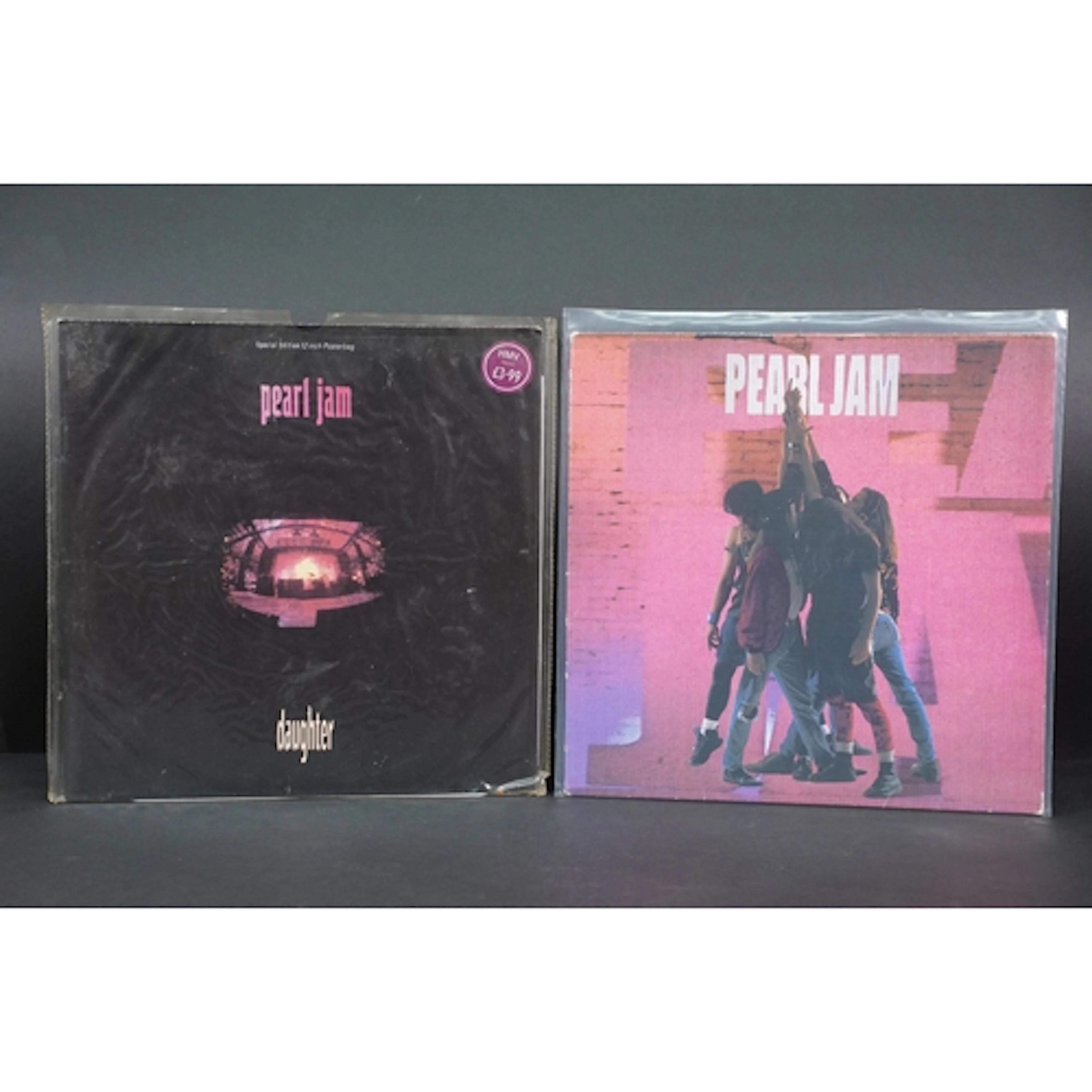 Vinyl - Pearl Jam LP and one 12” to include: Ten (Epic – 468...