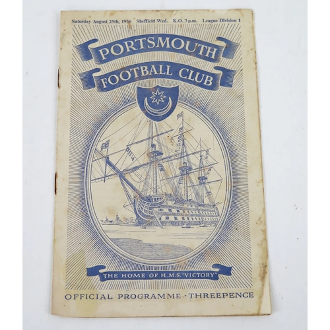 1956 Portsmouth Football Club Official Programme Portsmouth ...