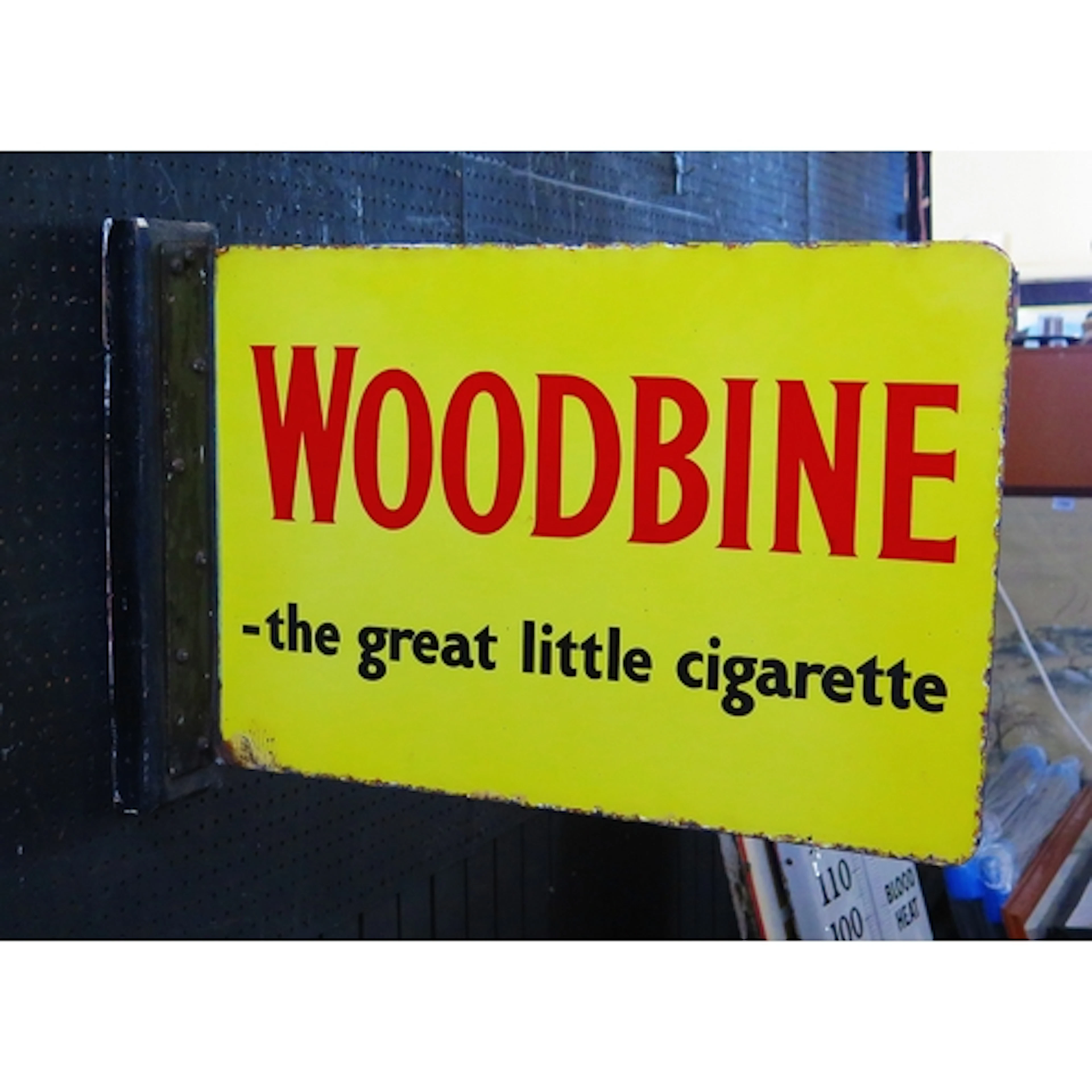 "Woodbine - The Great Little Cigarette" - an enamel double s...