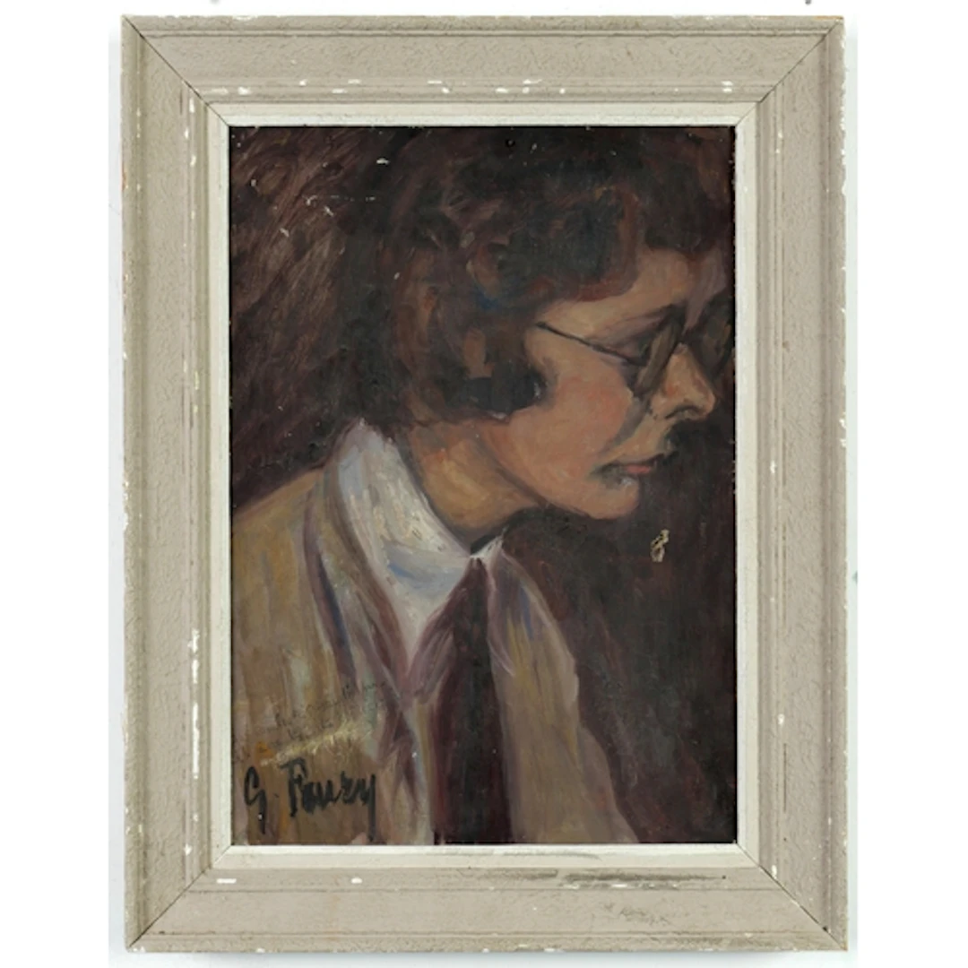 20TH CENTURY FRENCH SCHOOL: PORTRAIT OF SIMONE WEIL (1909-19...